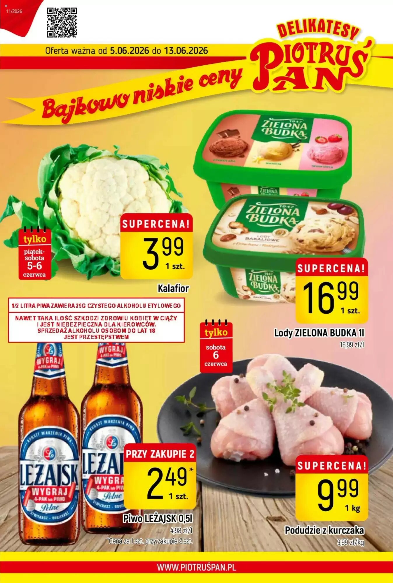 Gazetka promocyjna Delikatesy Piotruś Pan  ważna od 05.06.2026 - Strona 1.