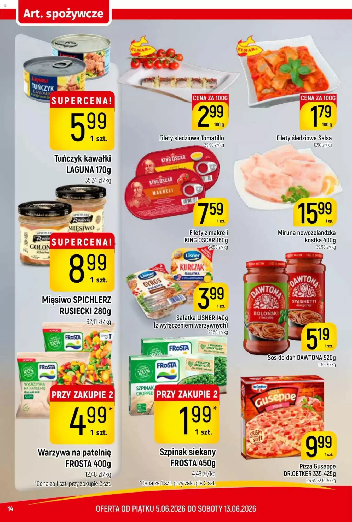 Gazetka promocyjna Delikatesy Piotruś Pan  ważna od 05.06.2026 - Strona 14.