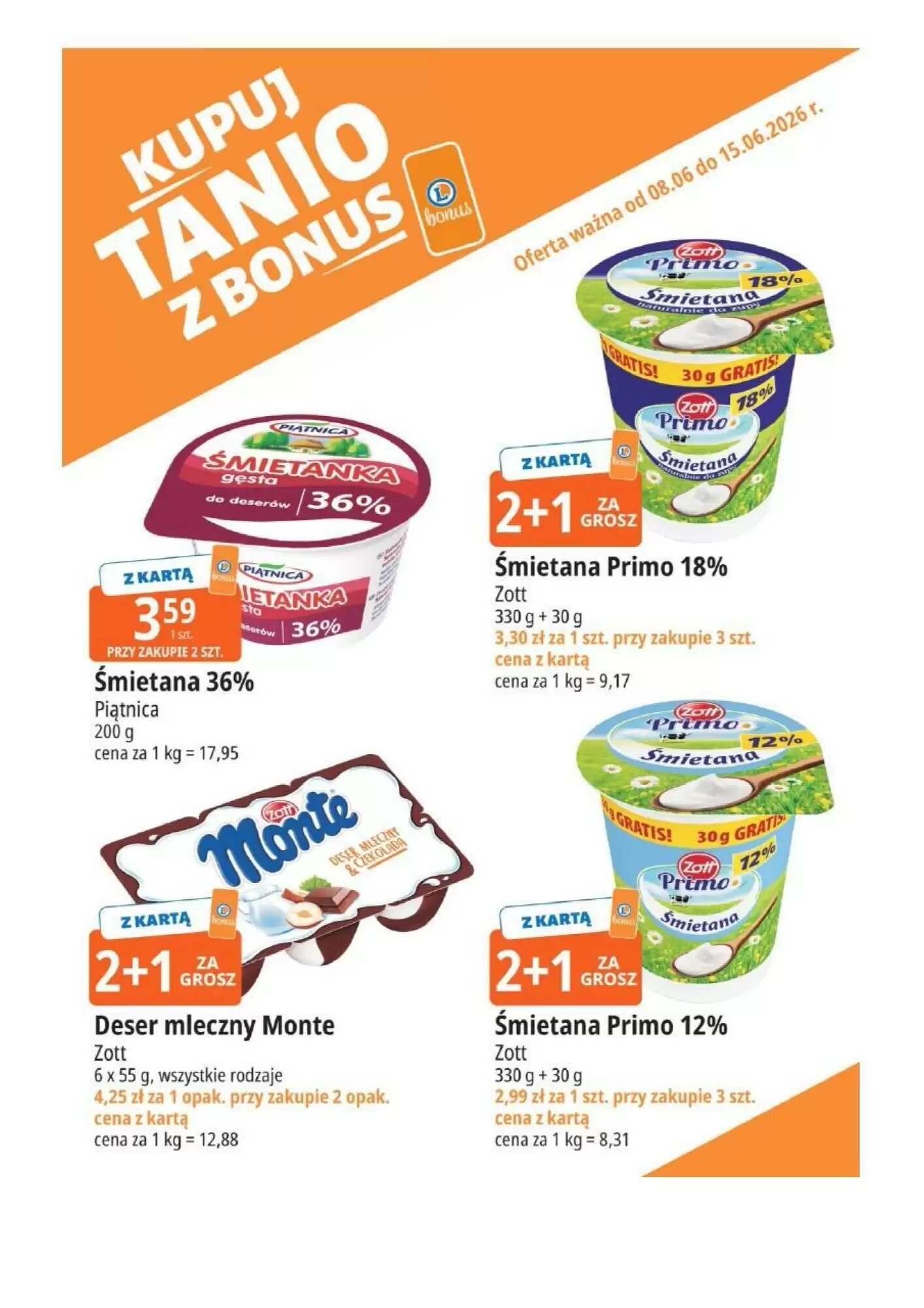 Gazetka promocyjna E.Leclerc  ważna od 08.06.2026 - Strona 1.