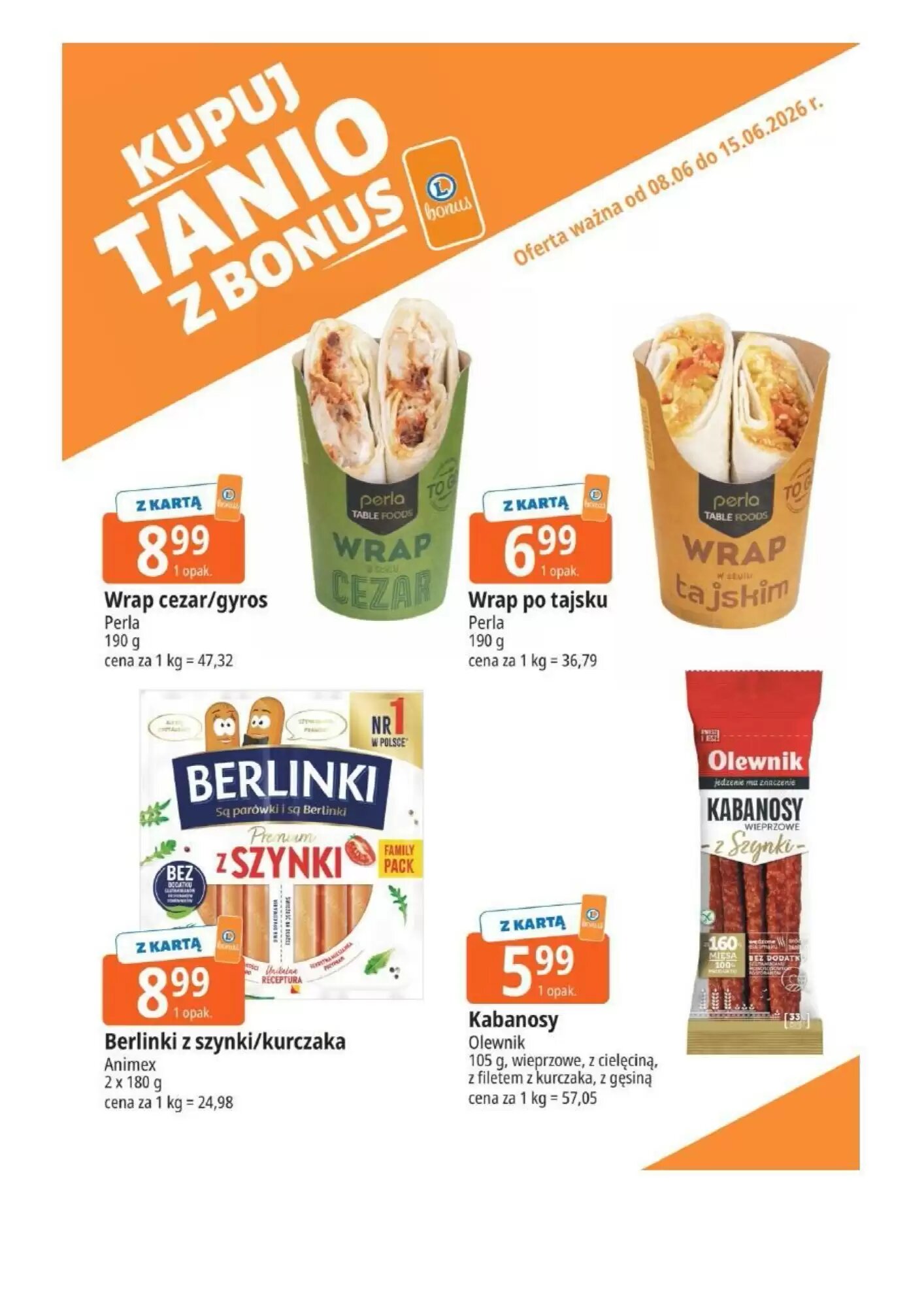 Gazetka promocyjna E.Leclerc  ważna od 08.06.2026 - Strona 6.