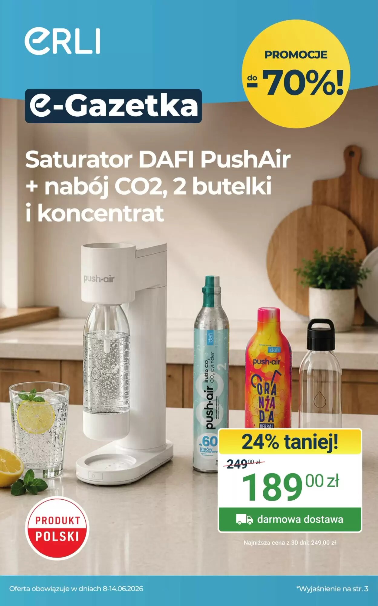 Gazetka promocyjna ERLI  ważna od 08.06.2026 - Strona 1.