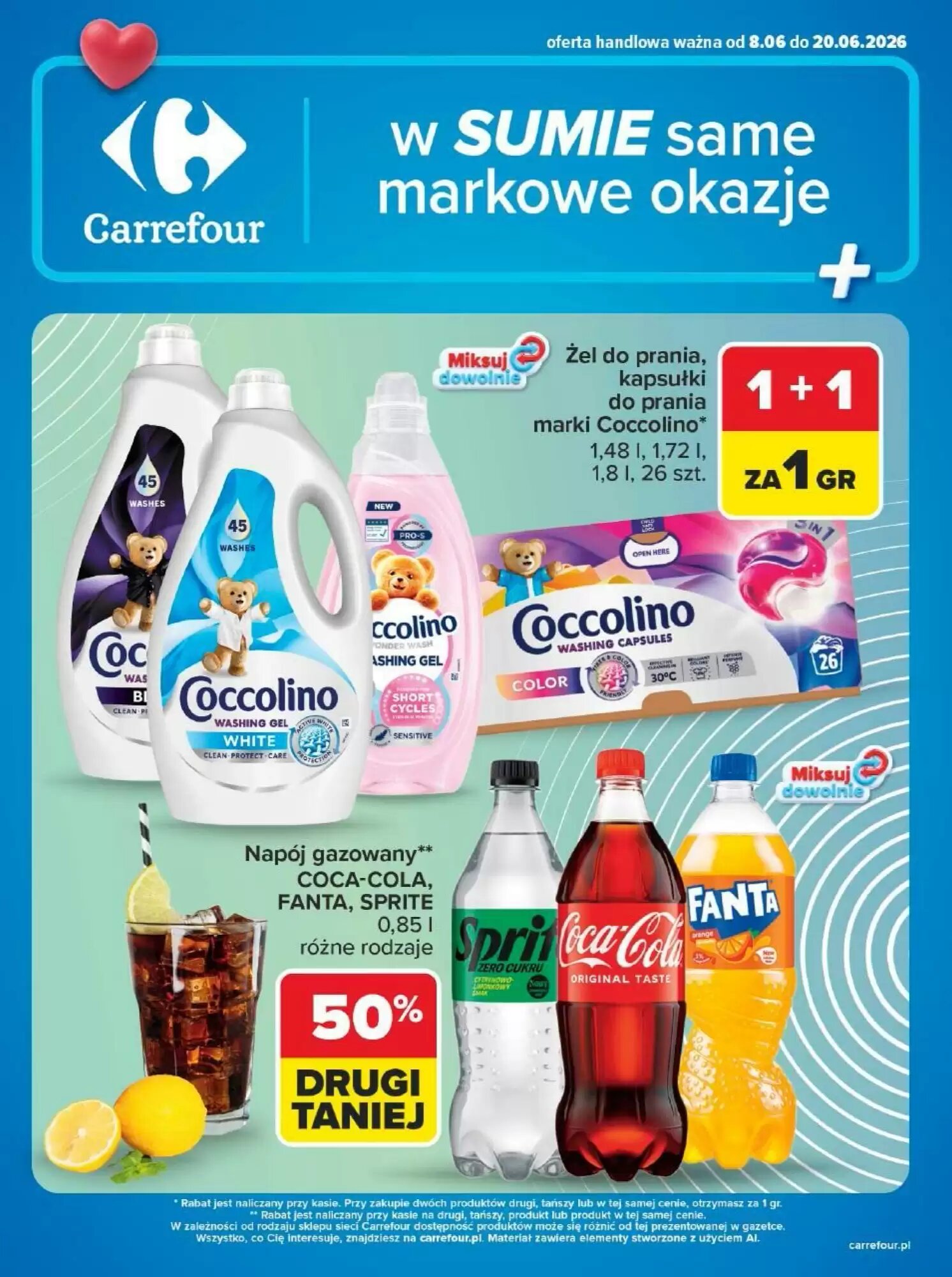 Gazetka promocyjna Carrefour  ważna od 08.06.2026 - Strona 1.