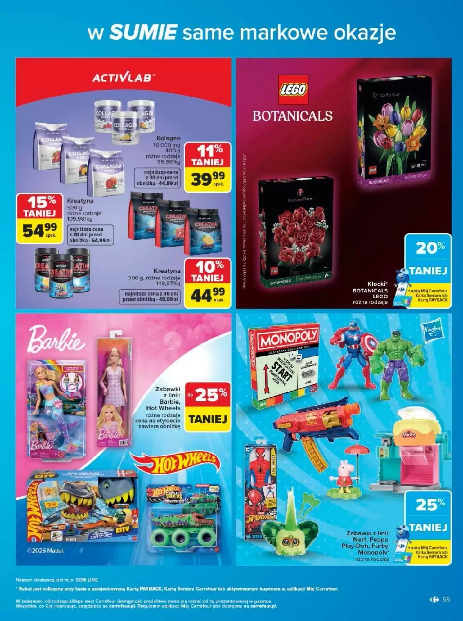 Gazetka promocyjna Carrefour  ważna od 08.06.2026 - Strona 55.