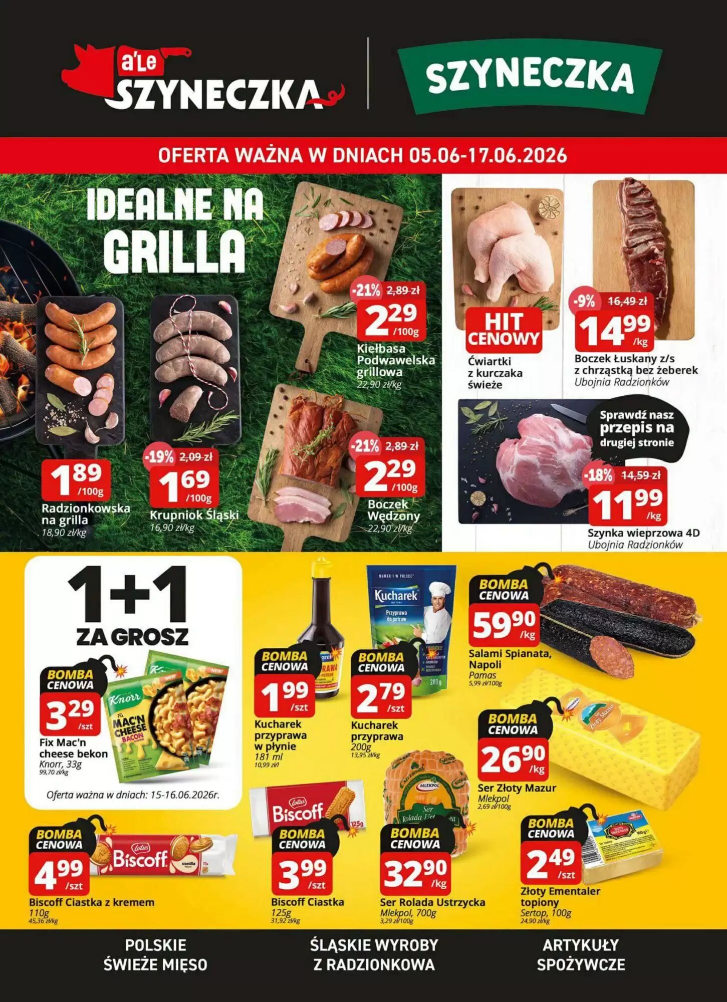 Gazetka promocyjna Szyneczka  ważna od 08.06.2026 - Strona 1.