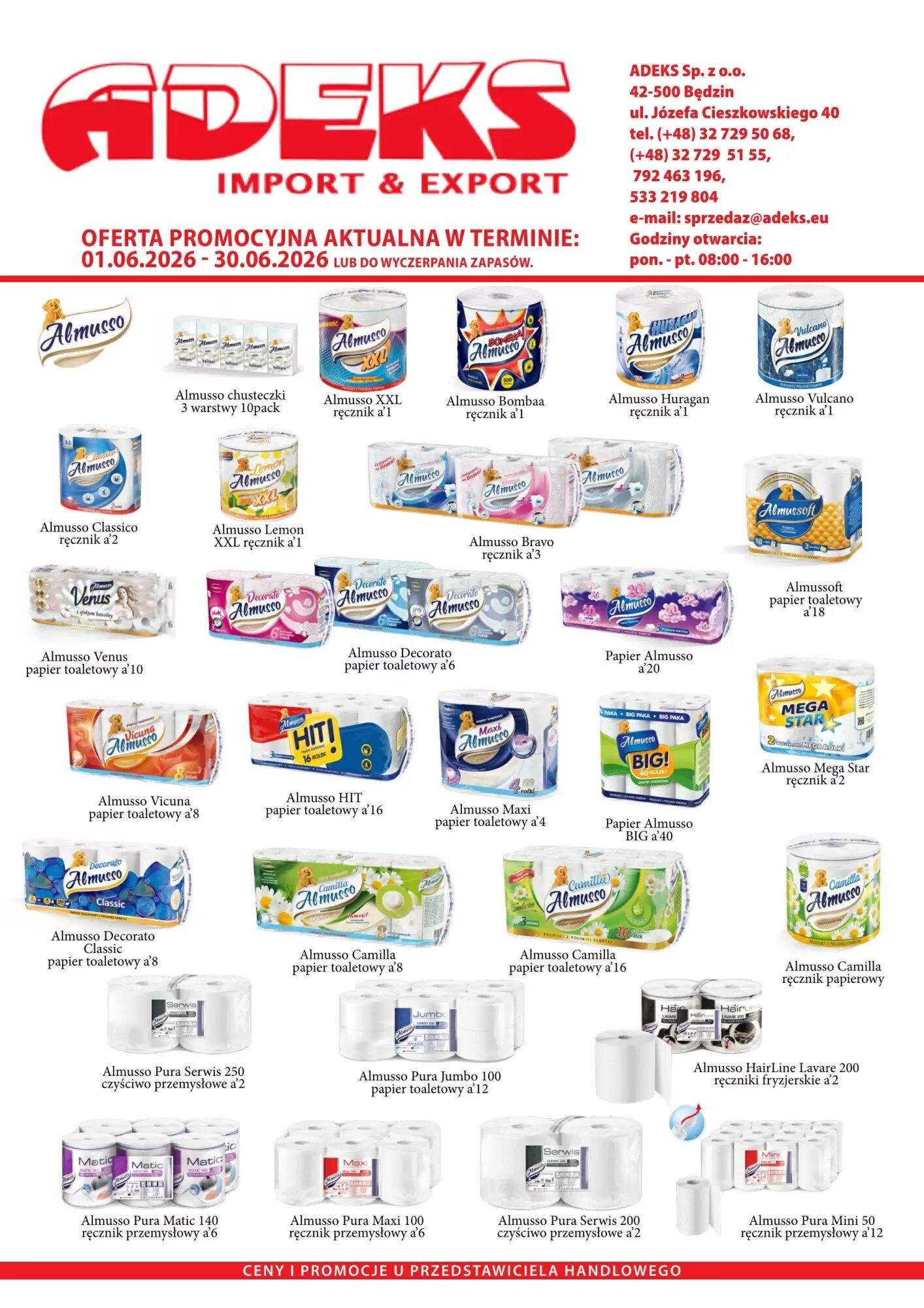 Gazetka promocyjna ADEKS  ważna od 08.06.2026 - Strona 1.