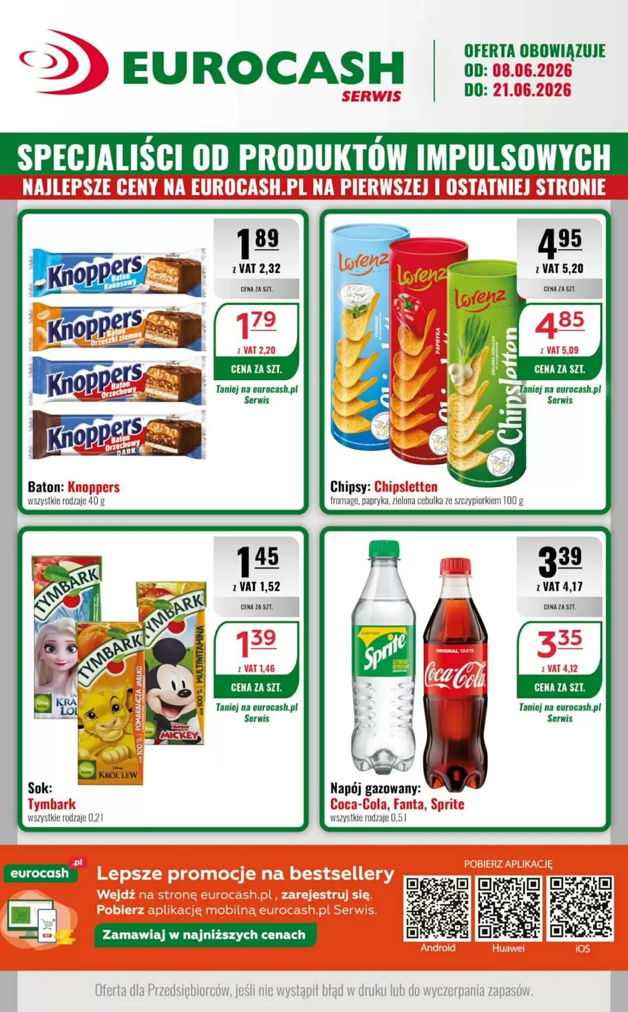 Gazetka promocyjna Eurocash  ważna od 08.06.2026 - Strona 1.