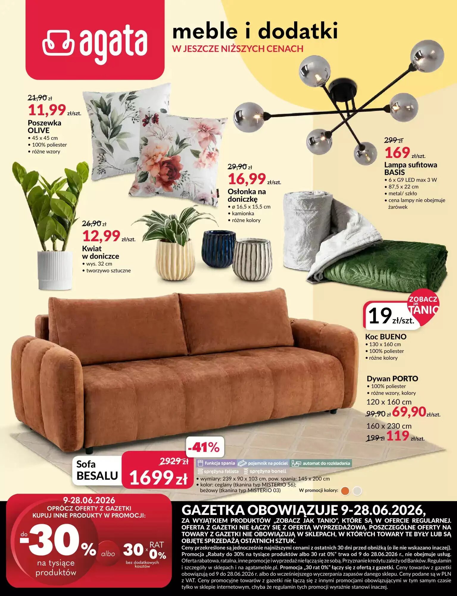Gazetka promocyjna Agata  ważna od 09.06.2026 - Strona 1.