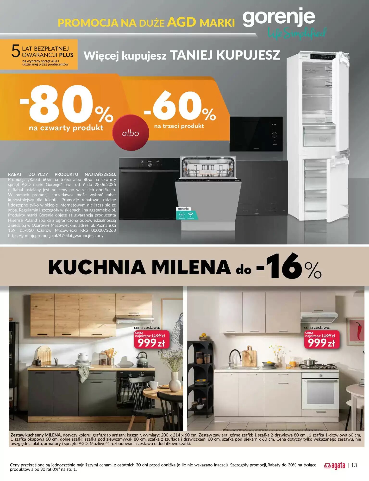 Gazetka promocyjna Agata  ważna od 09.06.2026 - Strona 13.
