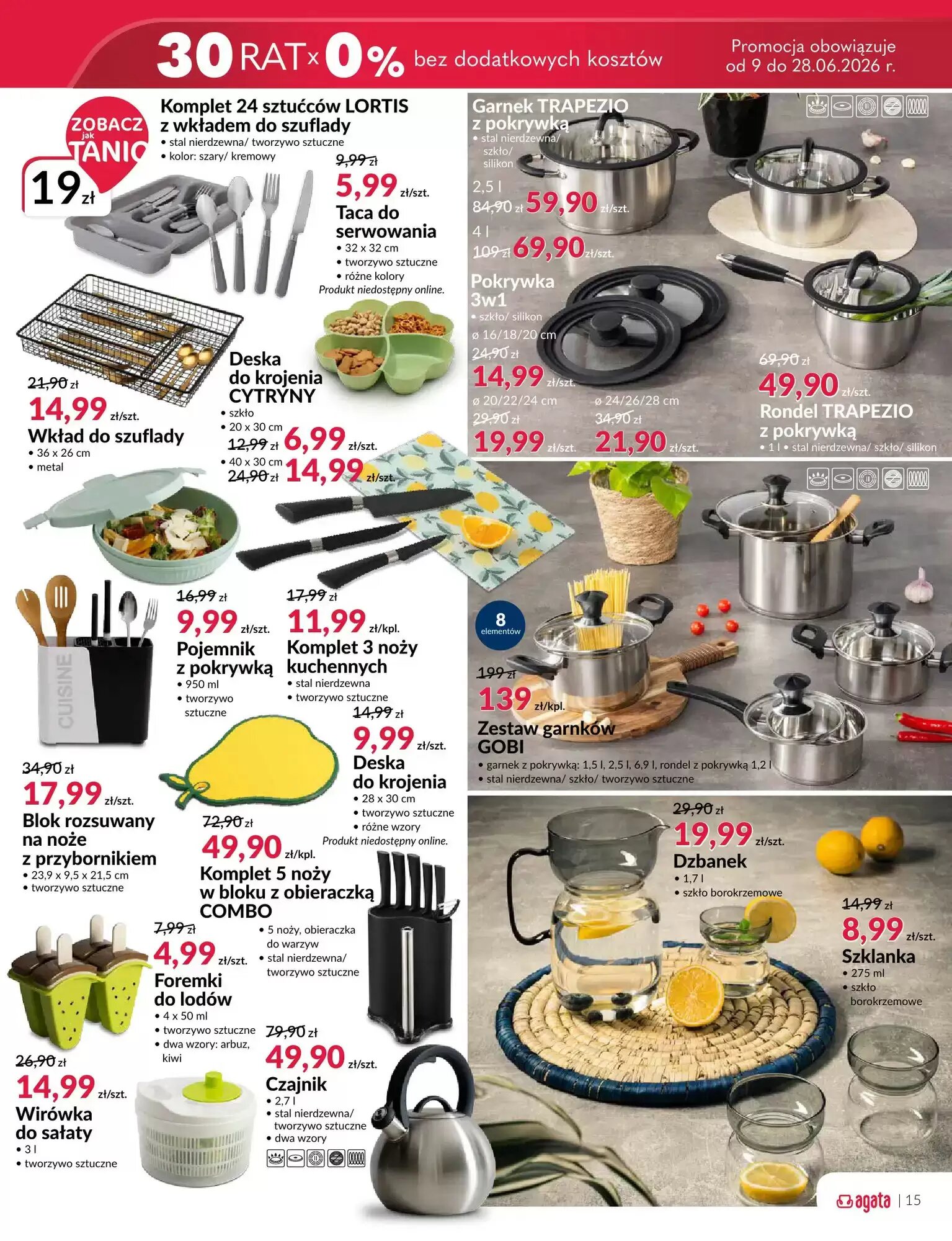 Gazetka promocyjna Agata  ważna od 09.06.2026 - Strona 15.