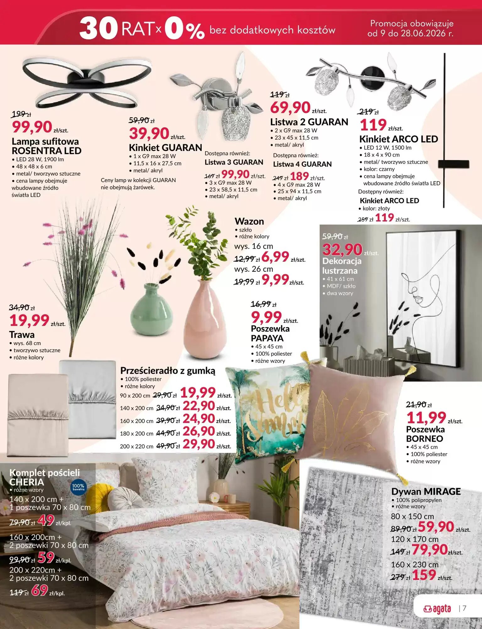 Gazetka promocyjna Agata  ważna od 09.06.2026 - Strona 7.