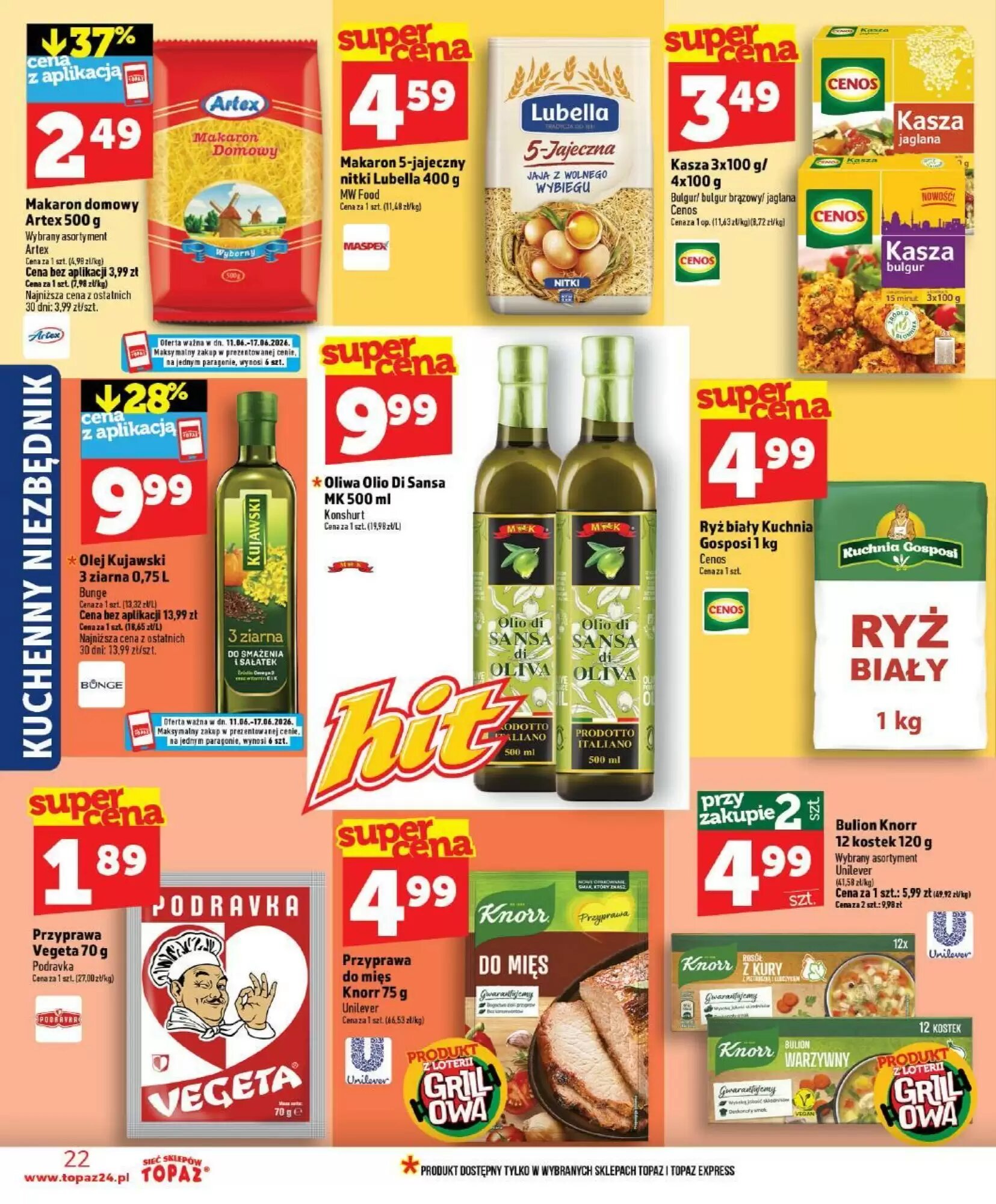 Gazetka promocyjna Topaz  ważna od 11.06.2026 - Strona 22.