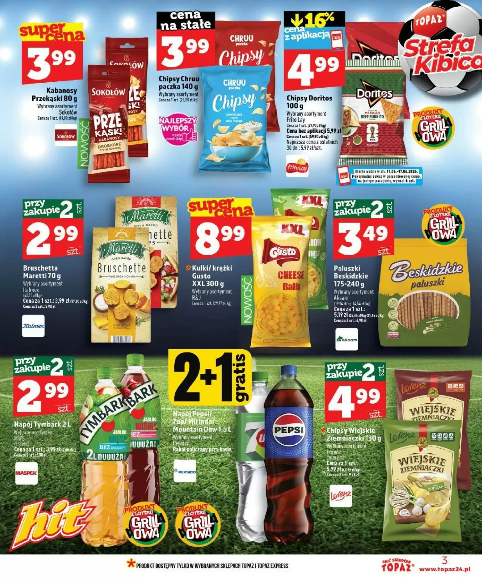 Gazetka promocyjna Topaz  ważna od 11.06.2026 - Strona 3.