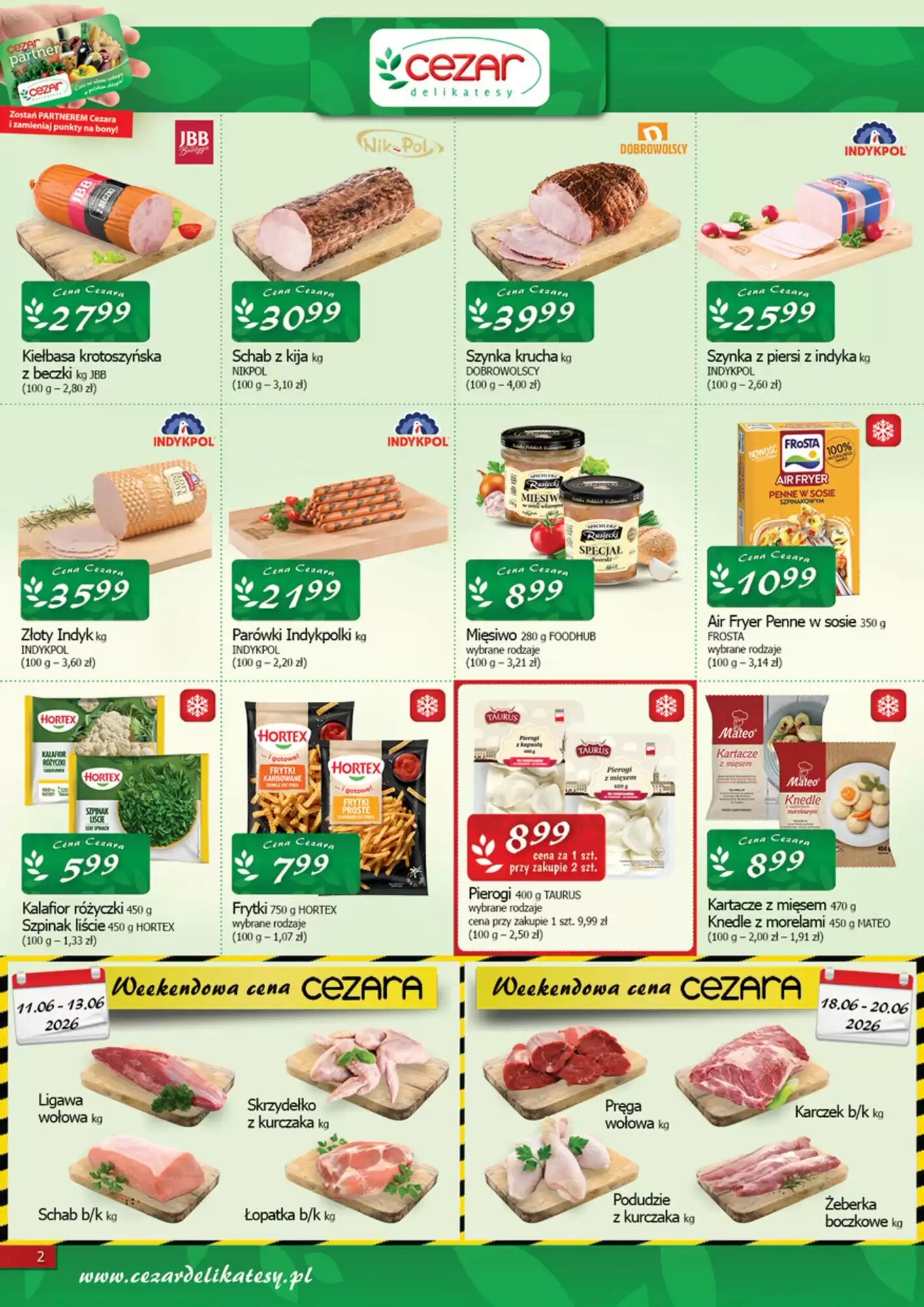 Gazetka promocyjna Cezar Delikatesy  ważna od 11.06.2026 - Strona 2.