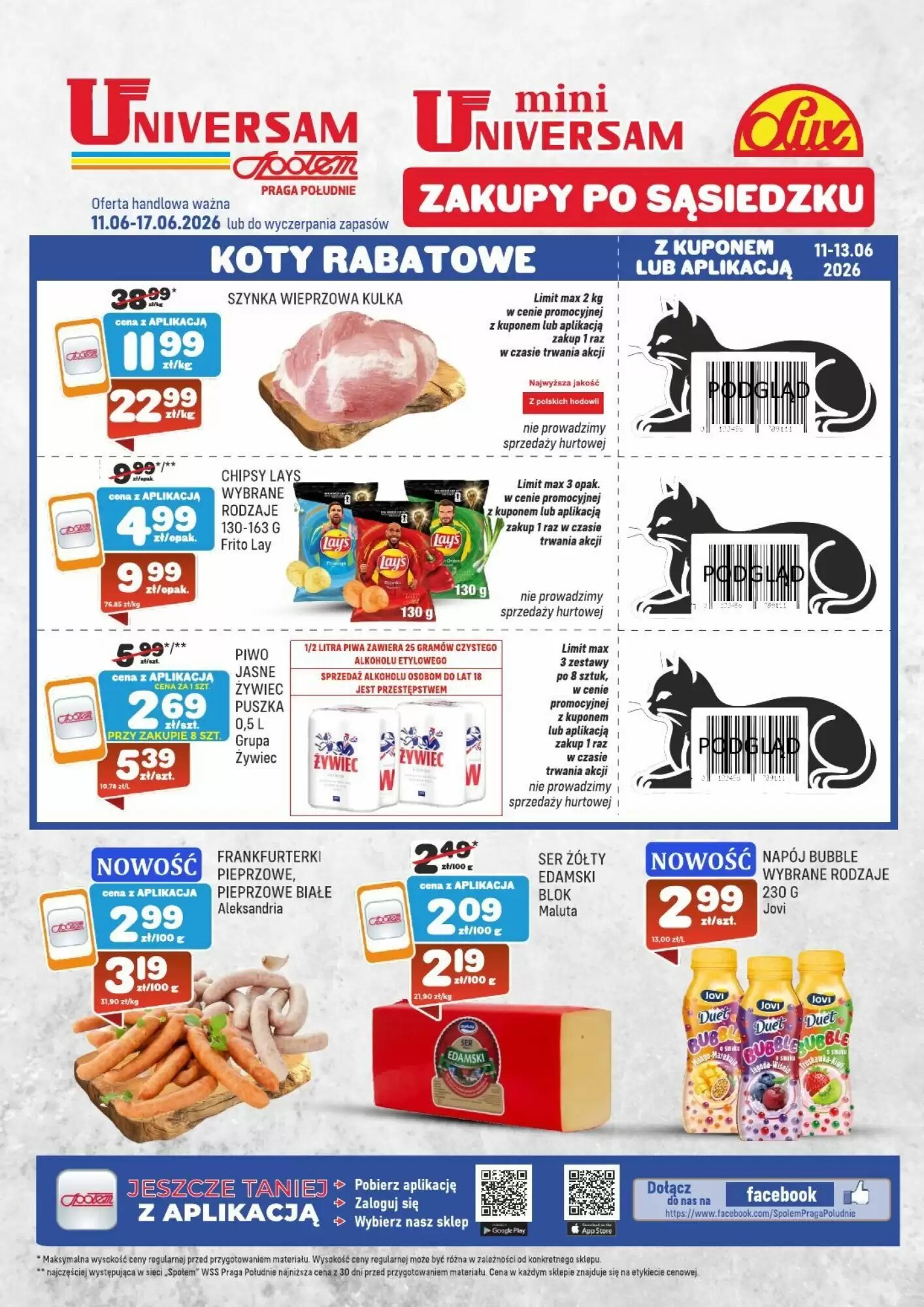 Gazetka promocyjna Społem  ważna od 11.06.2026 - Strona 1.
