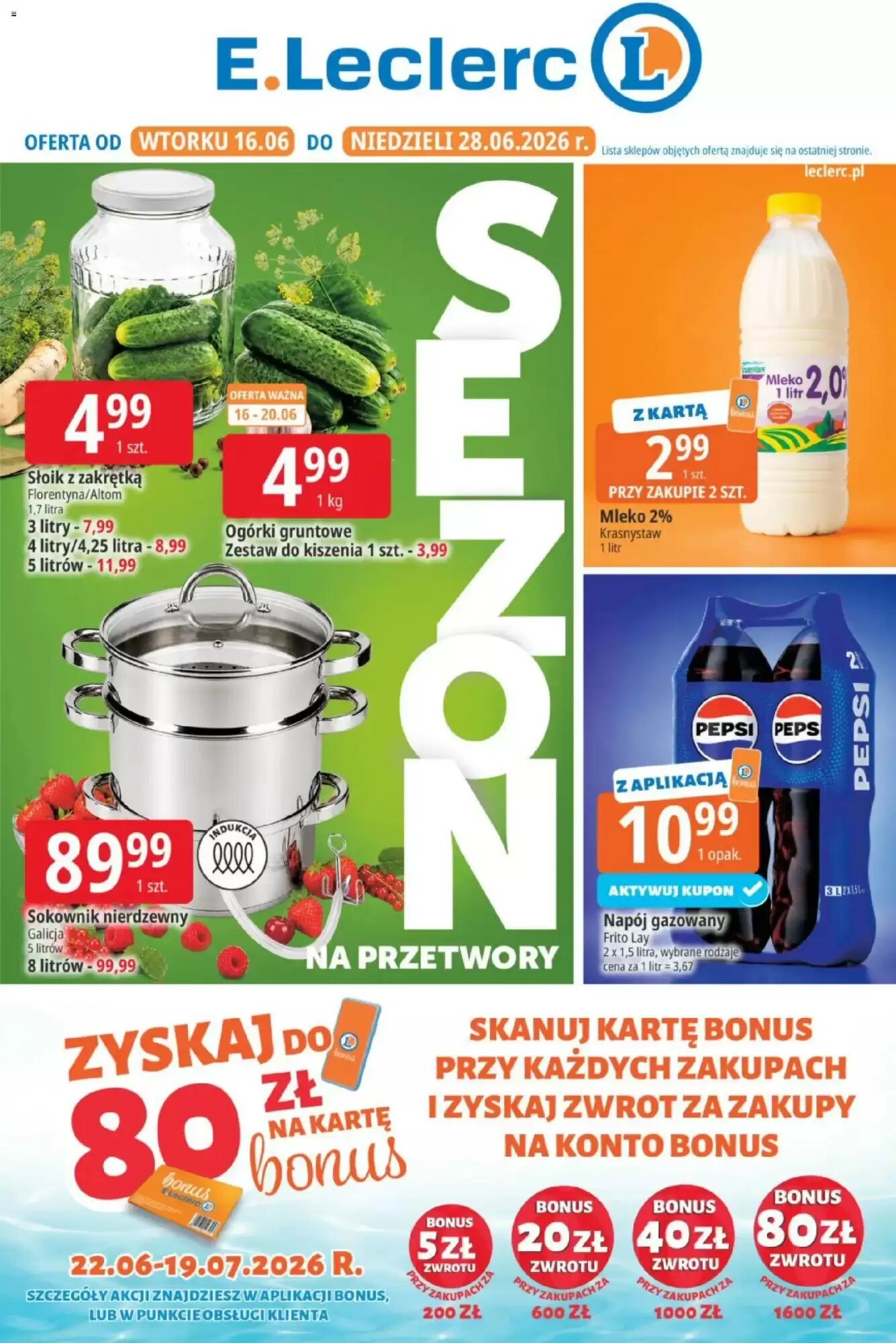 Gazetka promocyjna E.Leclerc  ważna od 16.06.2026 - Strona 1.