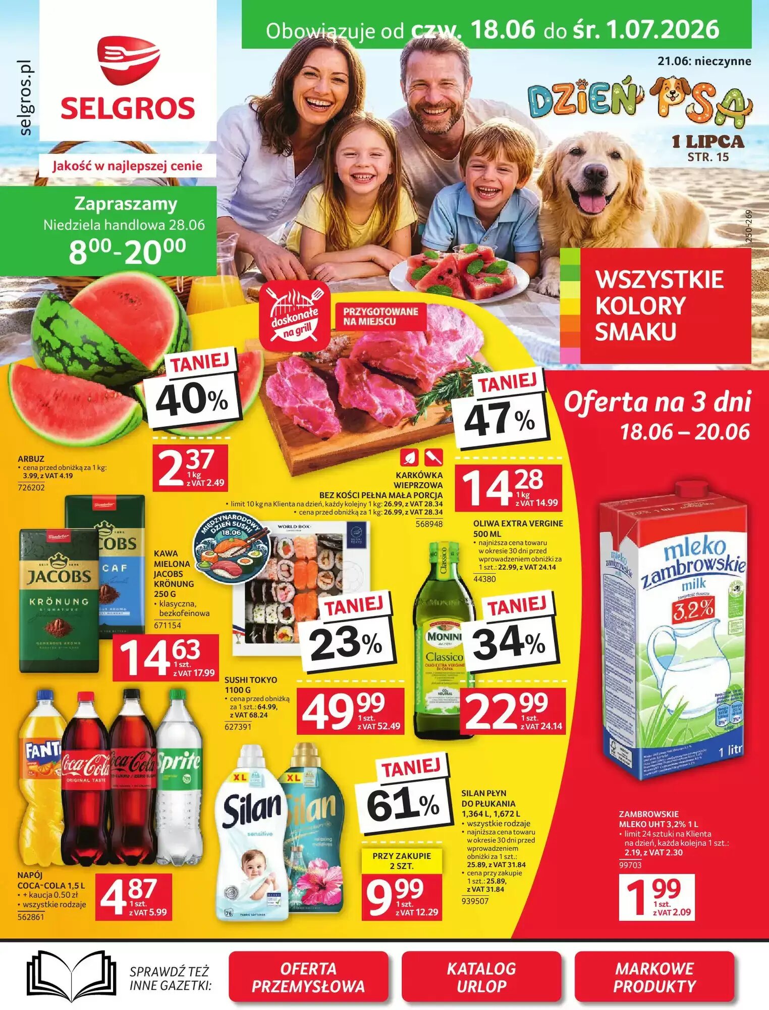 Gazetka promocyjna Selgros  ważna od 18.06.2026 - Strona 1.