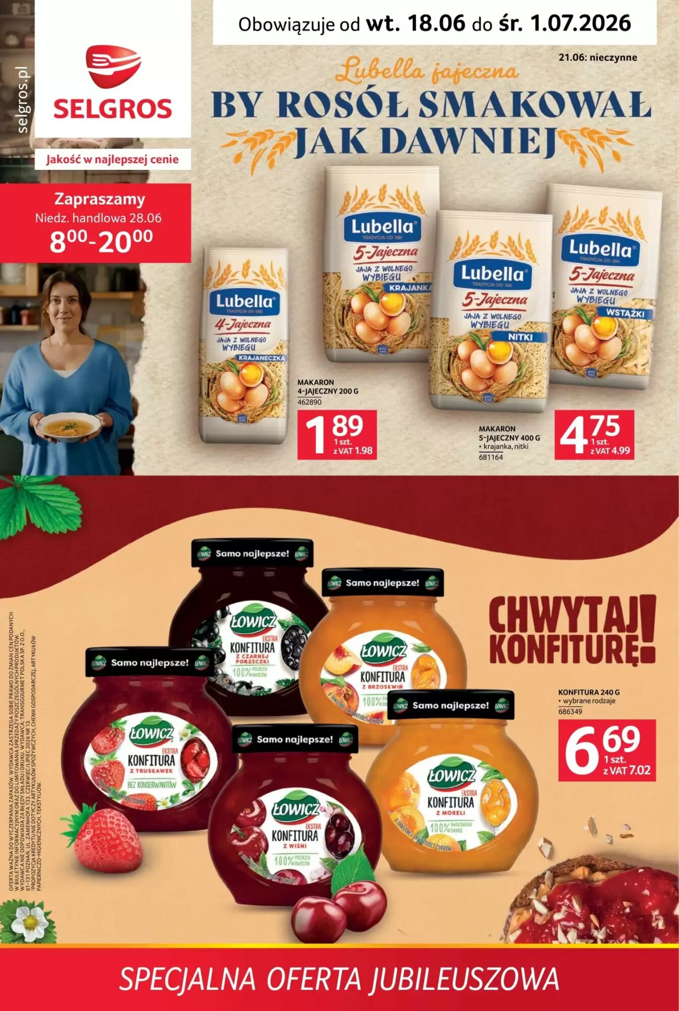 Gazetka promocyjna Selgros  ważna od 18.06.2026 - Strona 1.