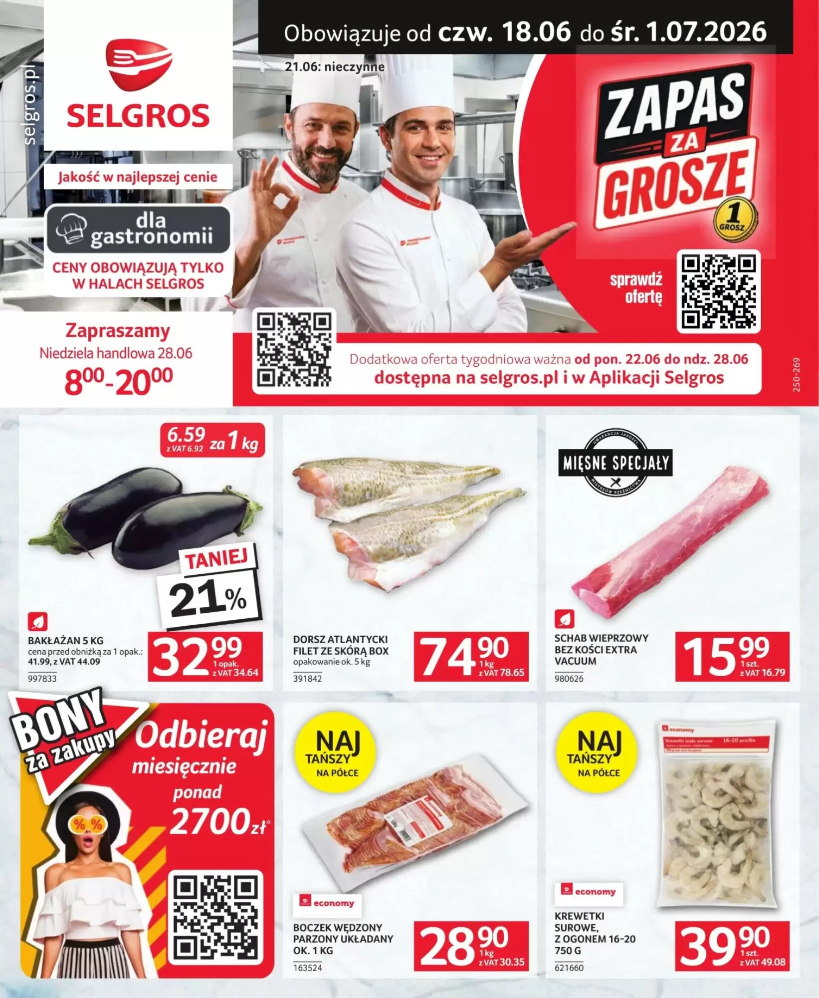 Gazetka promocyjna Selgros  ważna od 18.06.2026 - Strona 1.