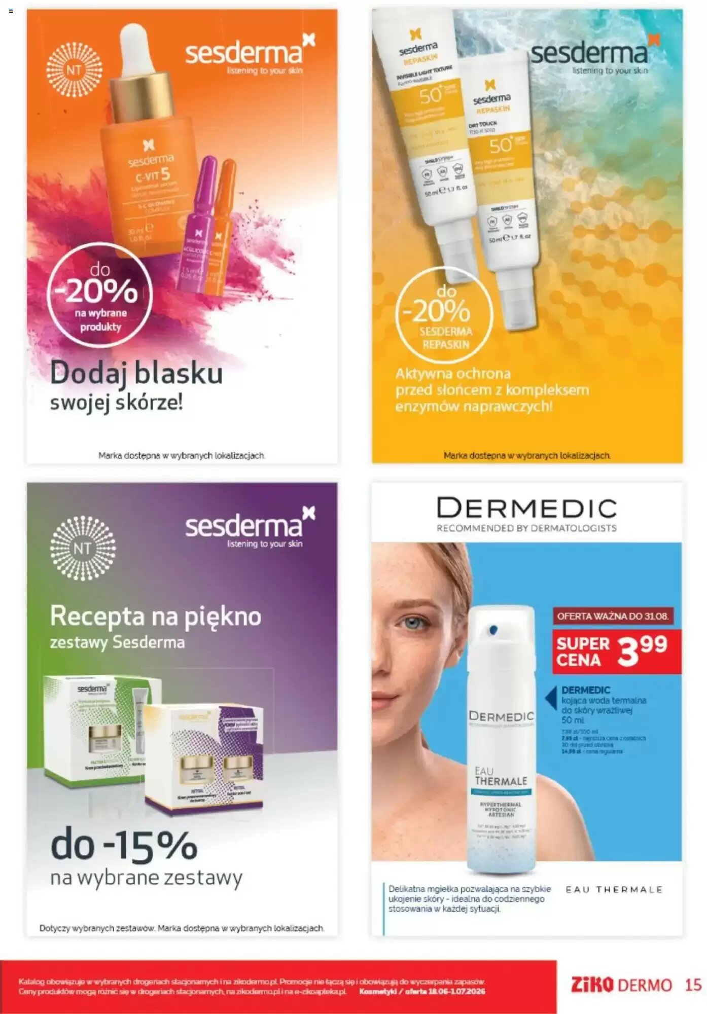 Gazetka promocyjna Ziko Dermo  ważna od 18.06.2026 - Strona 15.