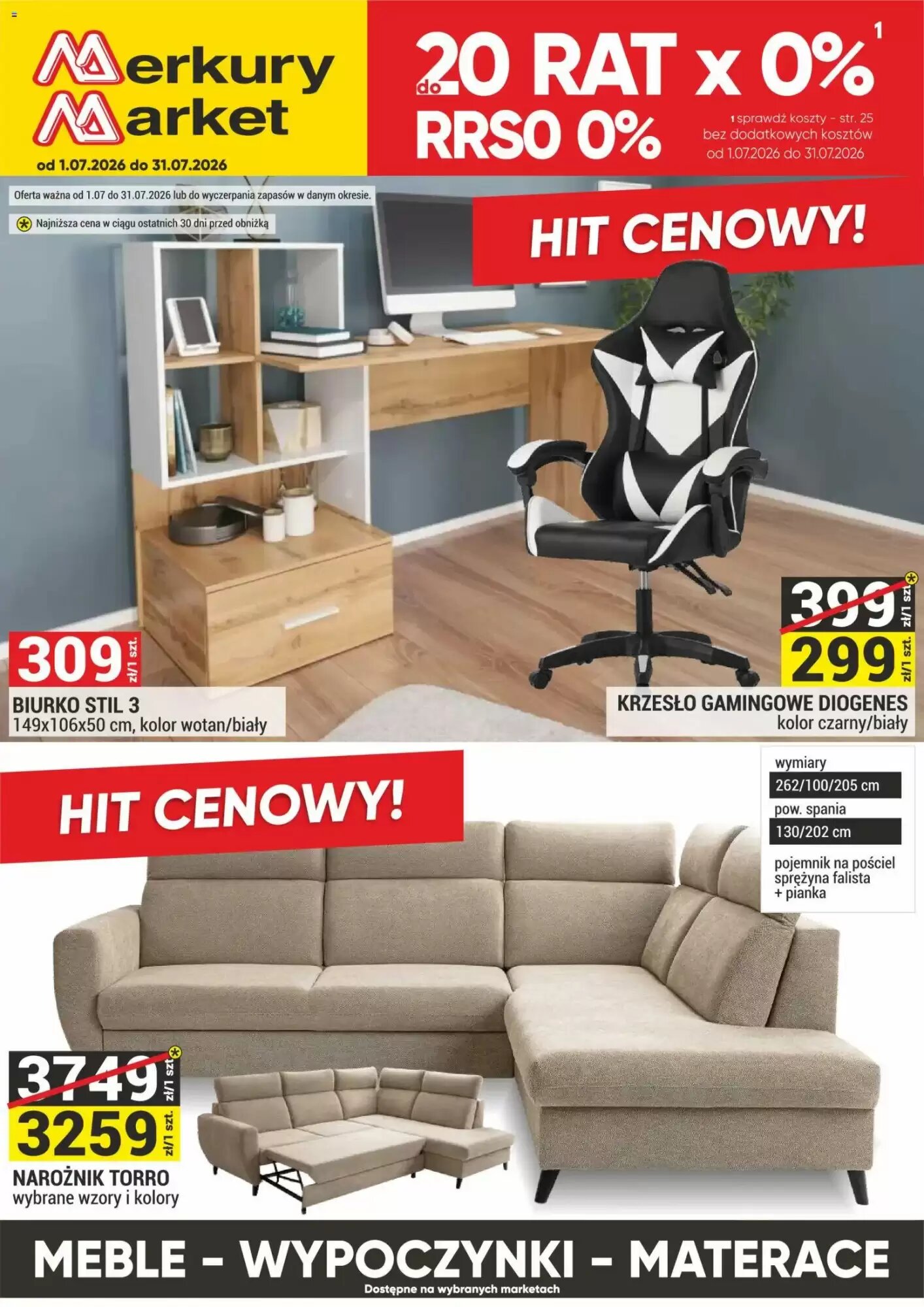 Gazetka promocyjna Merkury Market  ważna od 01.07.2026 - Strona 1.
