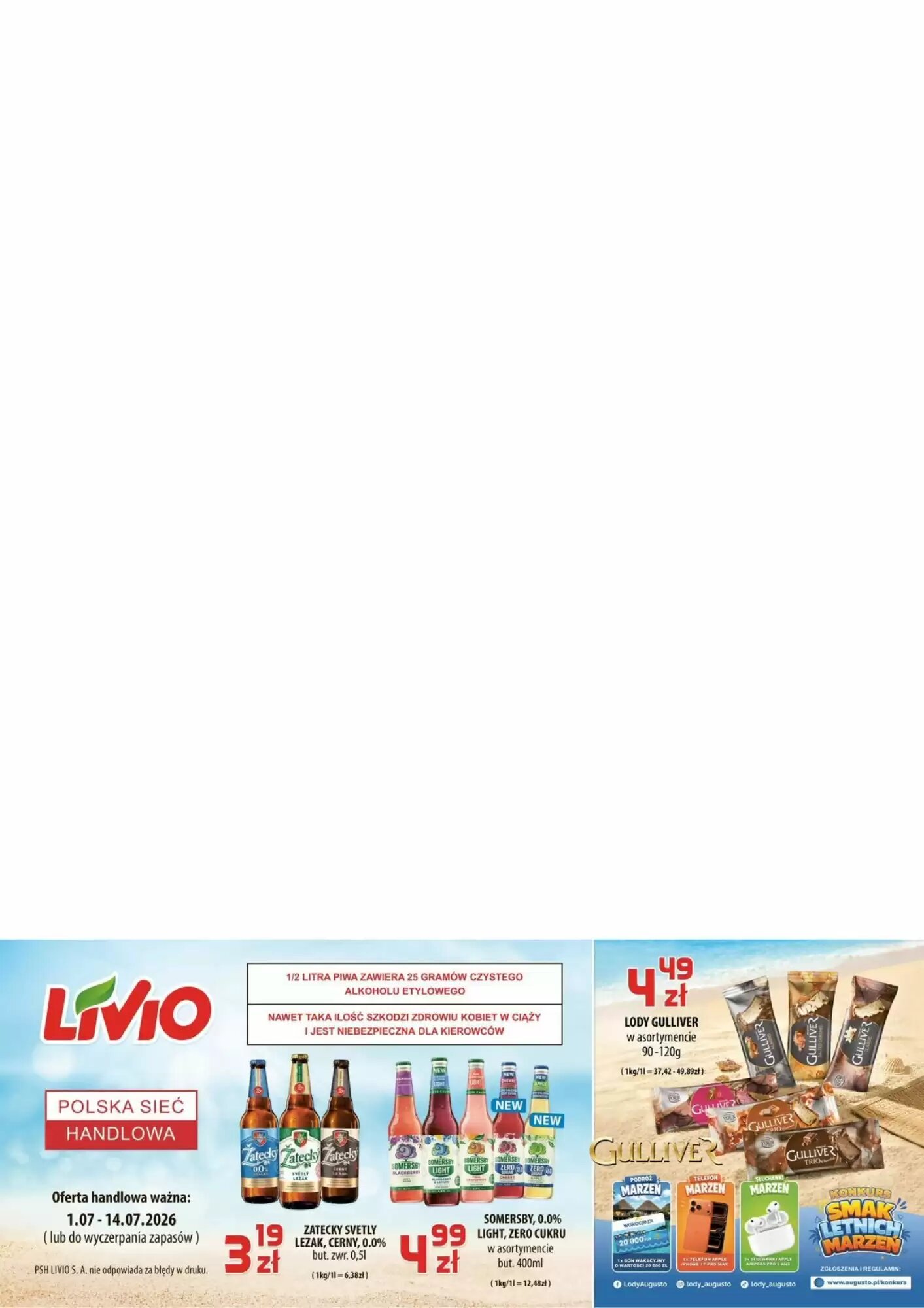 Gazetka promocyjna Livio  ważna od 01.07.2026 - Strona 2.