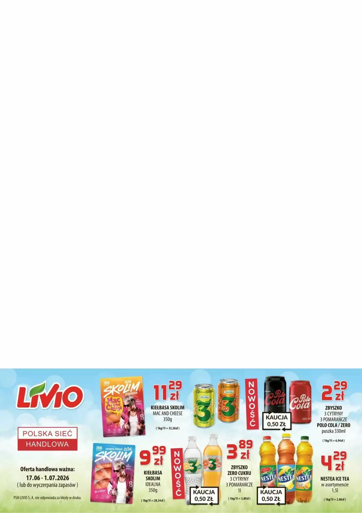 Gazetka promocyjna Livio  ważna od 01.07.2026 - Strona 7.