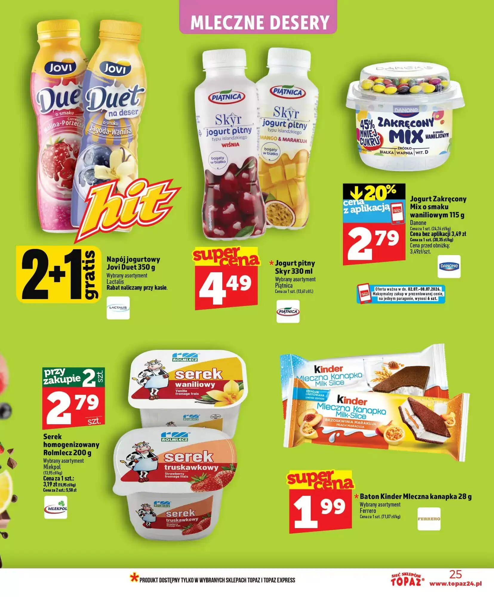 Gazetka promocyjna Topaz  ważna od 02.07.2026 - Strona 25.