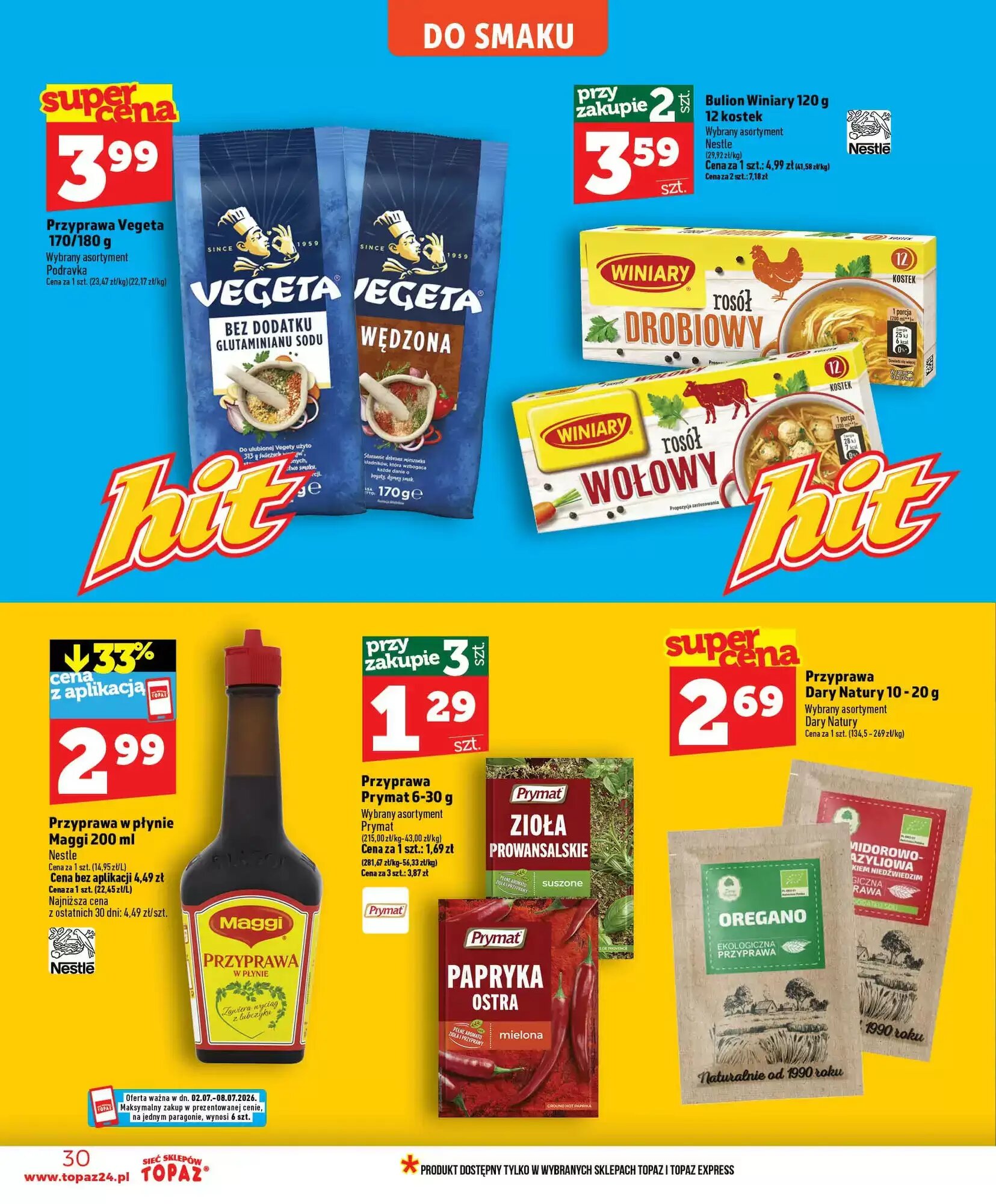Gazetka promocyjna Topaz  ważna od 02.07.2026 - Strona 30.