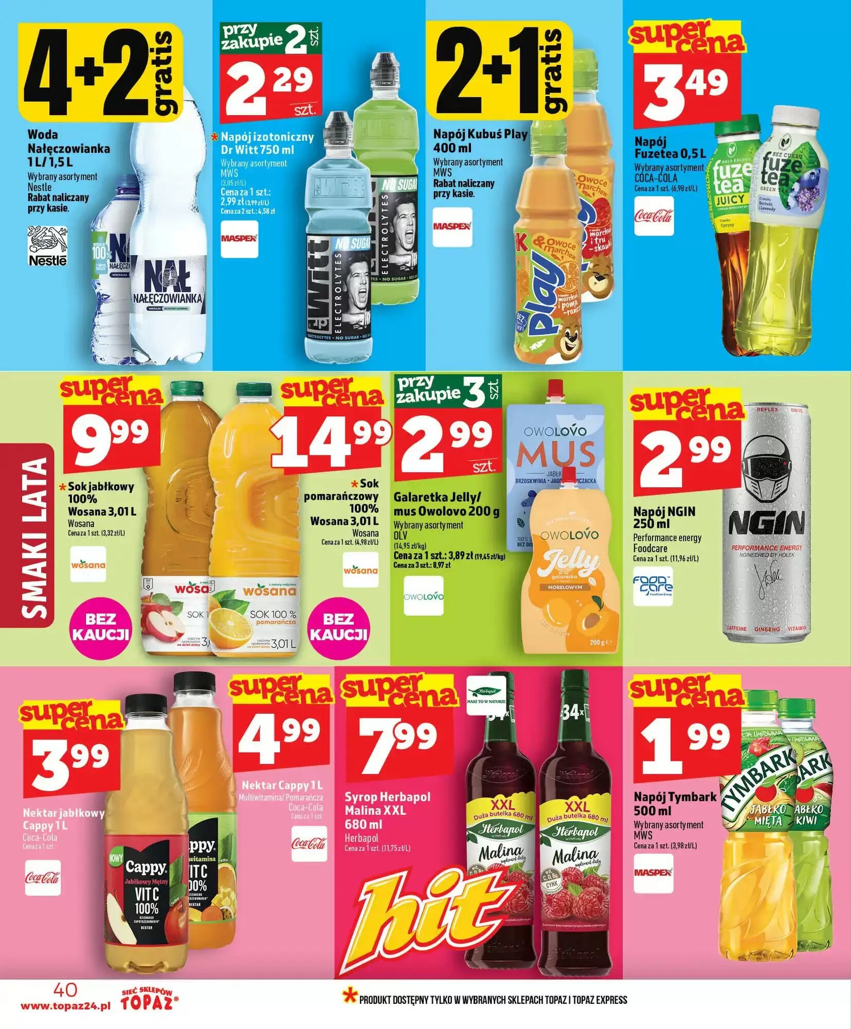 Gazetka promocyjna Topaz  ważna od 02.07.2026 - Strona 40.