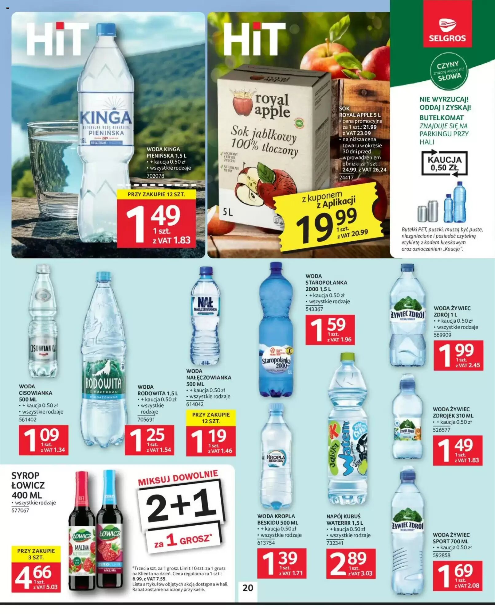 Gazetka promocyjna Selgros  ważna od 02.07.2026 - Strona 20.