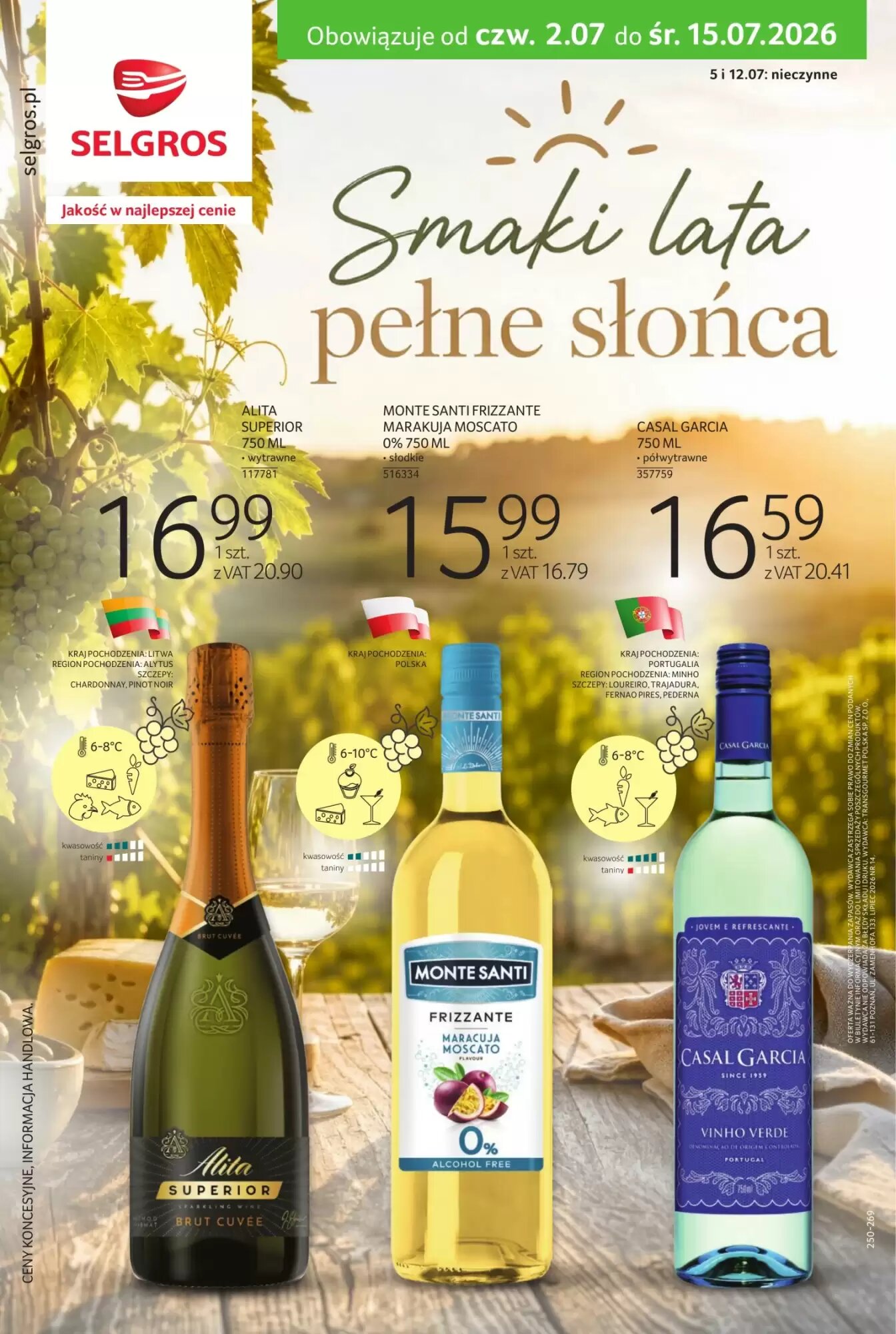 Gazetka promocyjna Selgros ważna od 02.07.2026 - Strona 1.