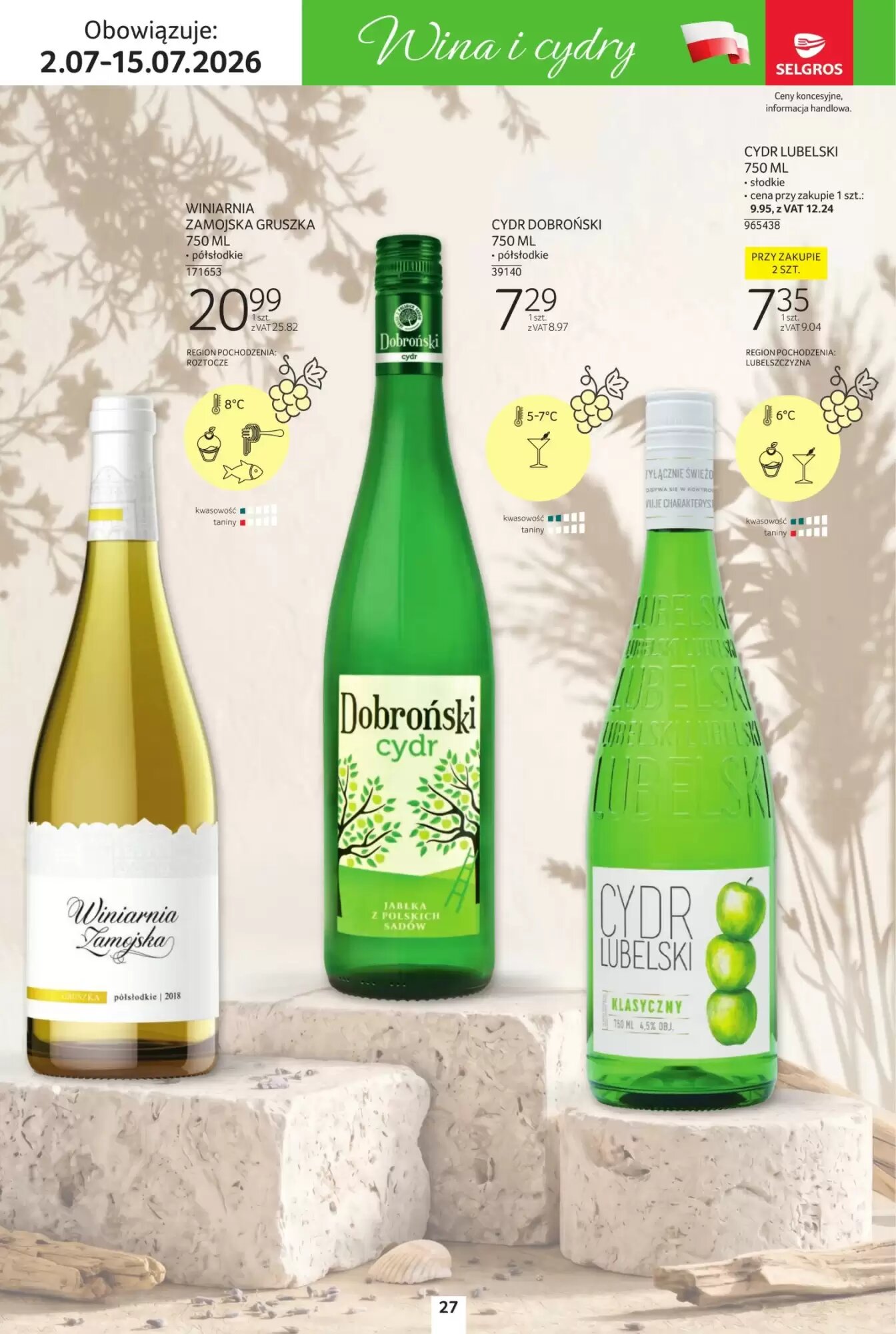Gazetka promocyjna Selgros  ważna od 02.07.2026 - Strona 27.