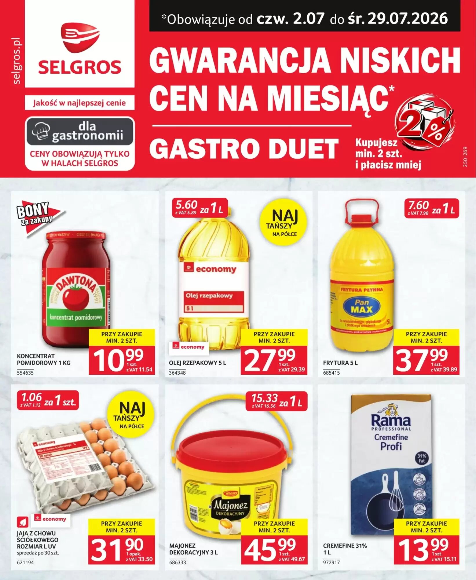 Gazetka promocyjna Selgros ważna od 02.07.2026 - Strona 1.