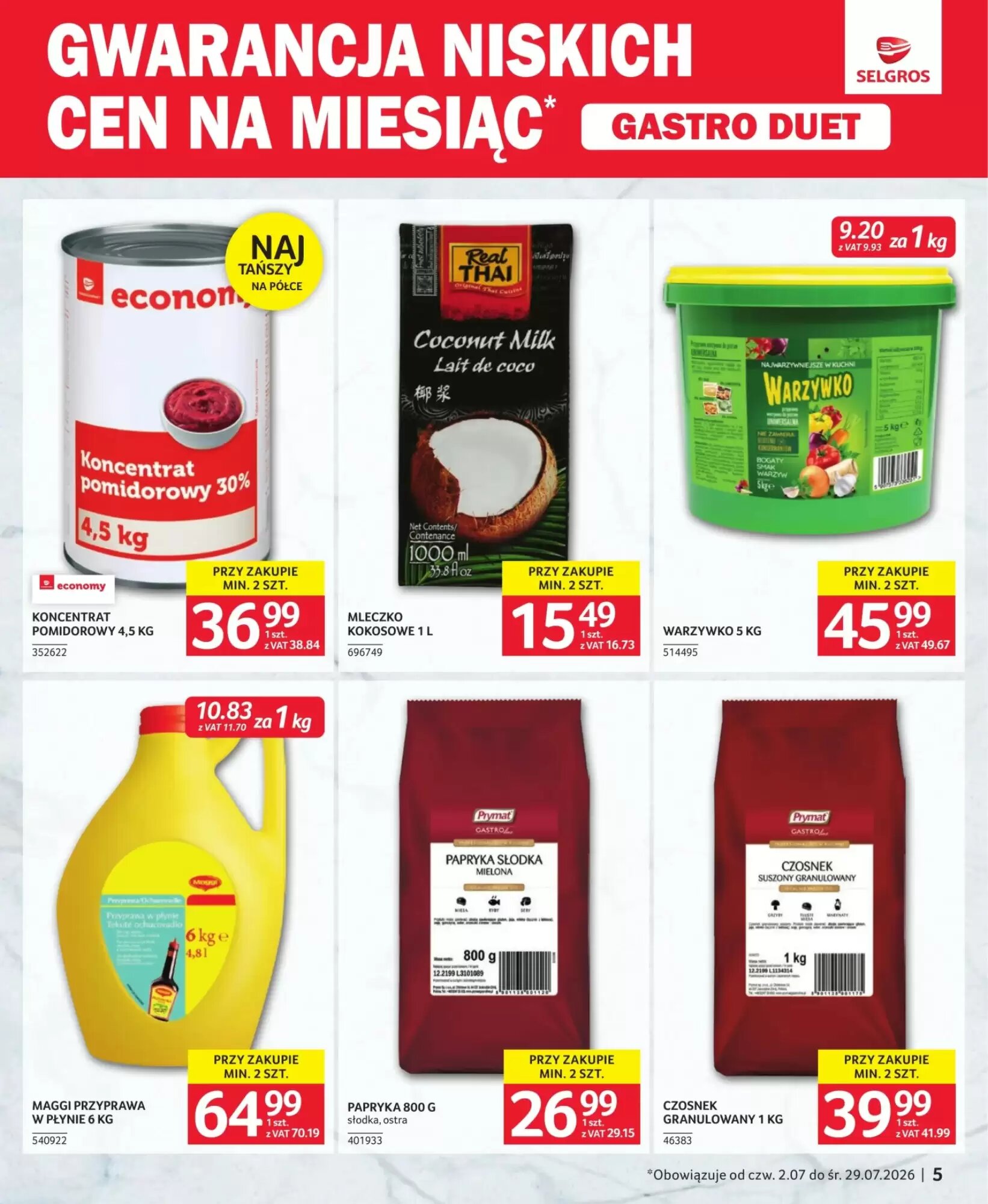 Gazetka promocyjna Selgros  ważna od 02.07.2026 - Strona 5.