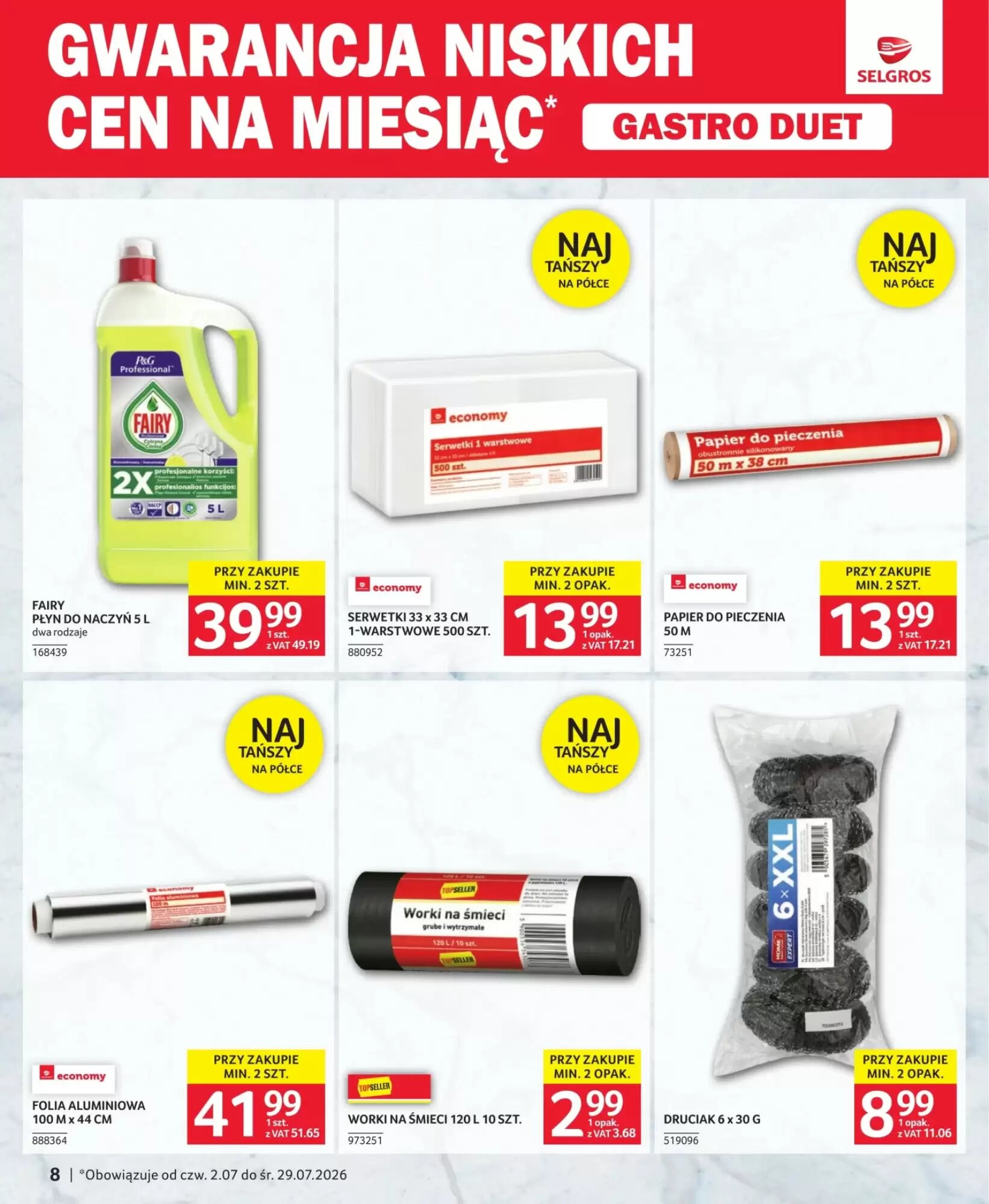 Gazetka promocyjna Selgros  ważna od 02.07.2026 - Strona 8.