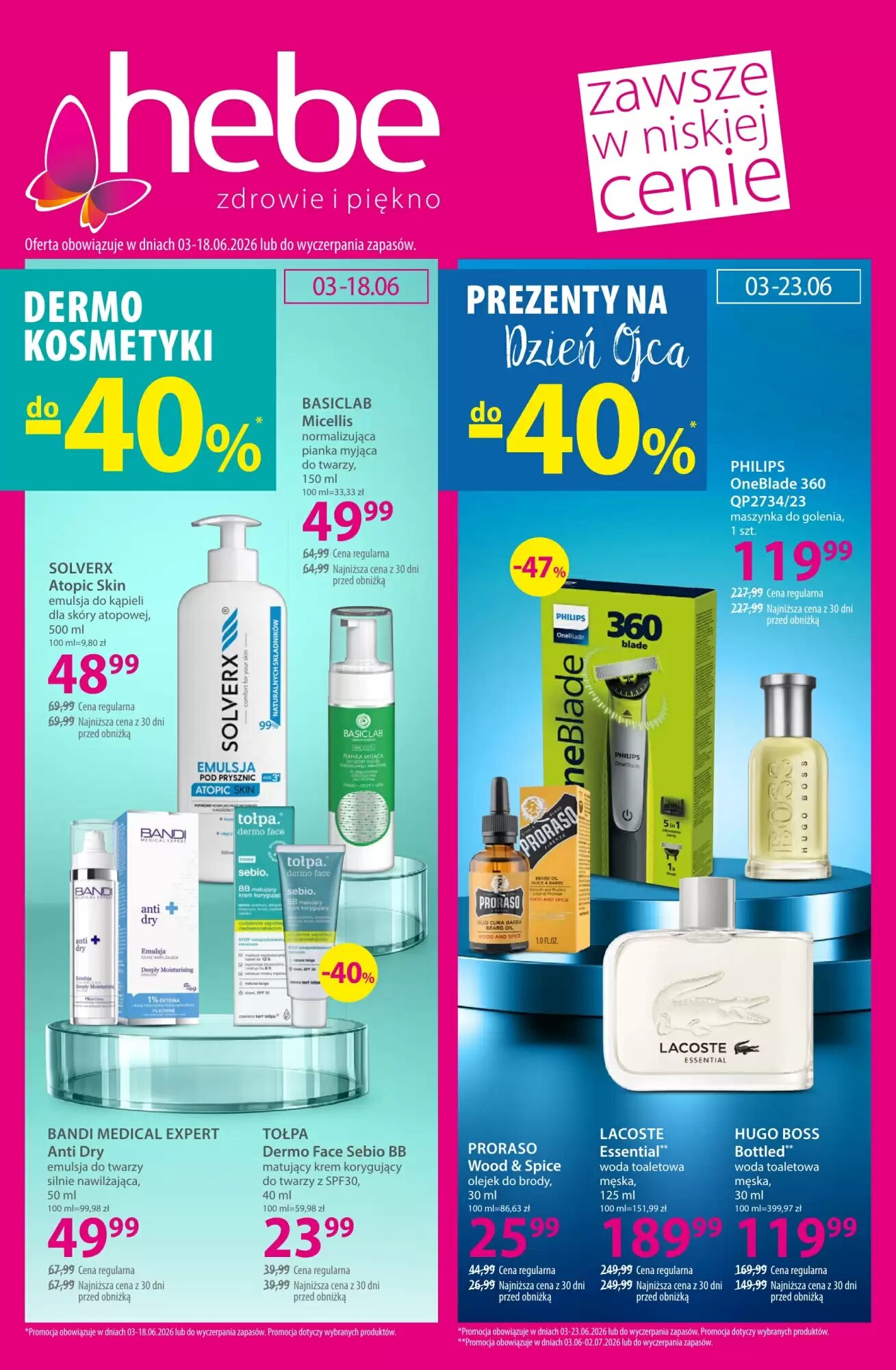 Gazetka promocyjna Hebe  ważna od 03.07.2026 - Strona 1.