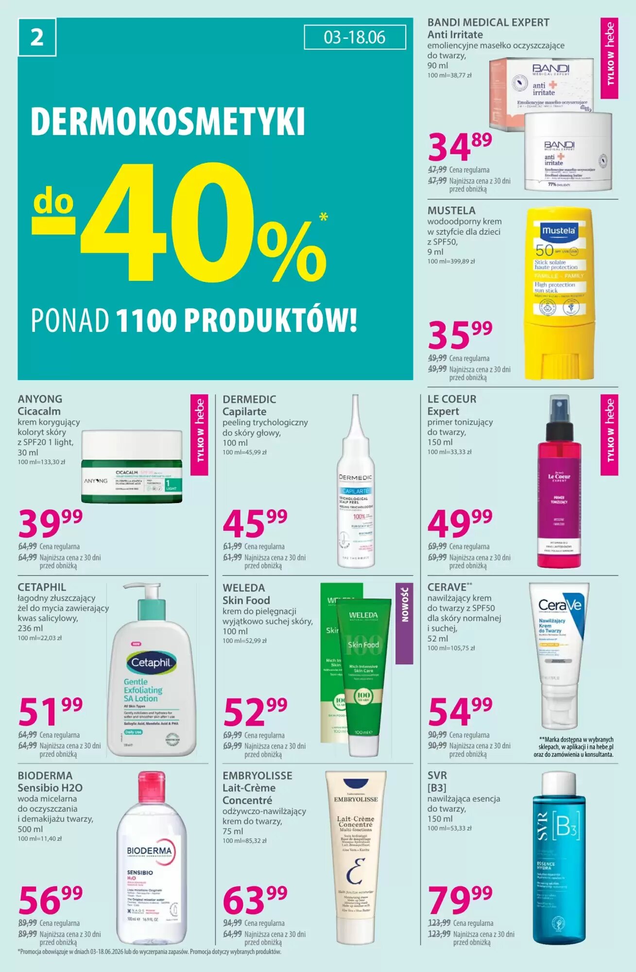 Gazetka promocyjna Hebe  ważna od 03.07.2026 - Strona 2.