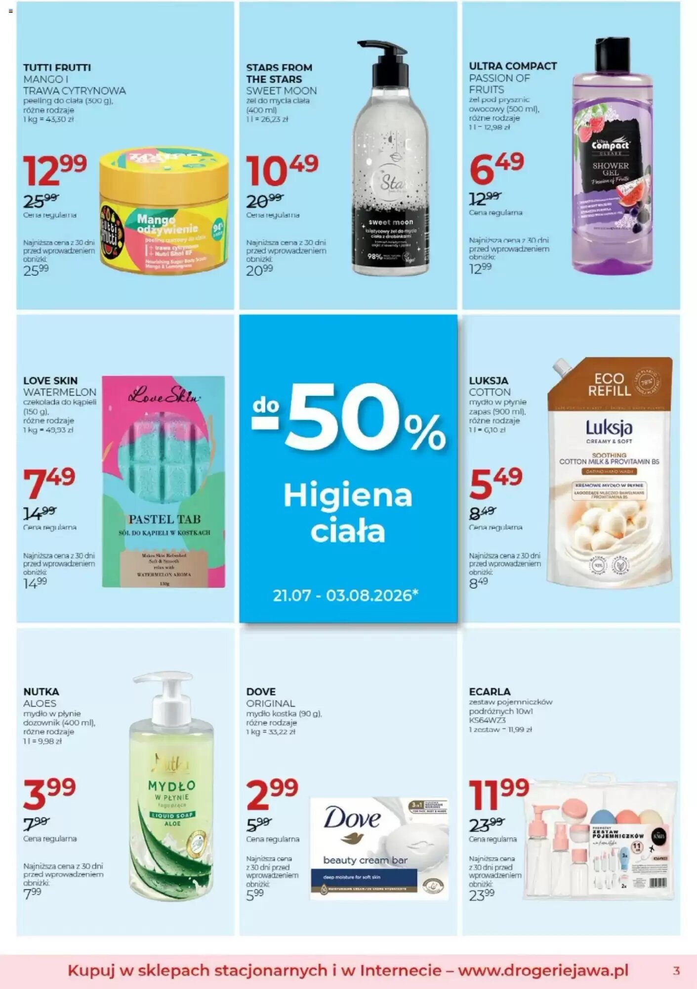 Gazetka promocyjna Jawa Drogerie  ważna od 04.07.2026 - Strona 3.