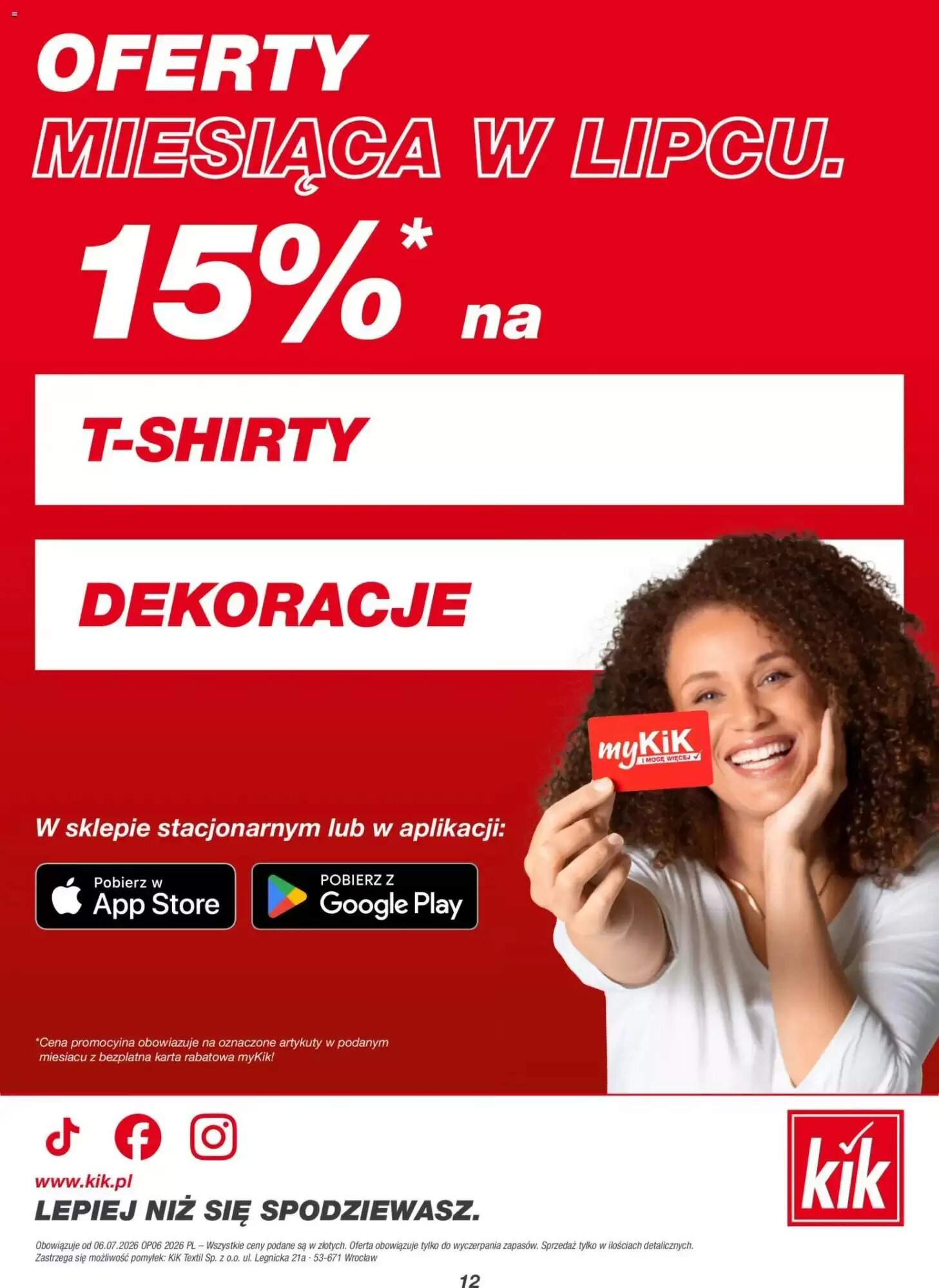 Gazetka promocyjna KiK  ważna od 06.07.2026 - Strona 12.