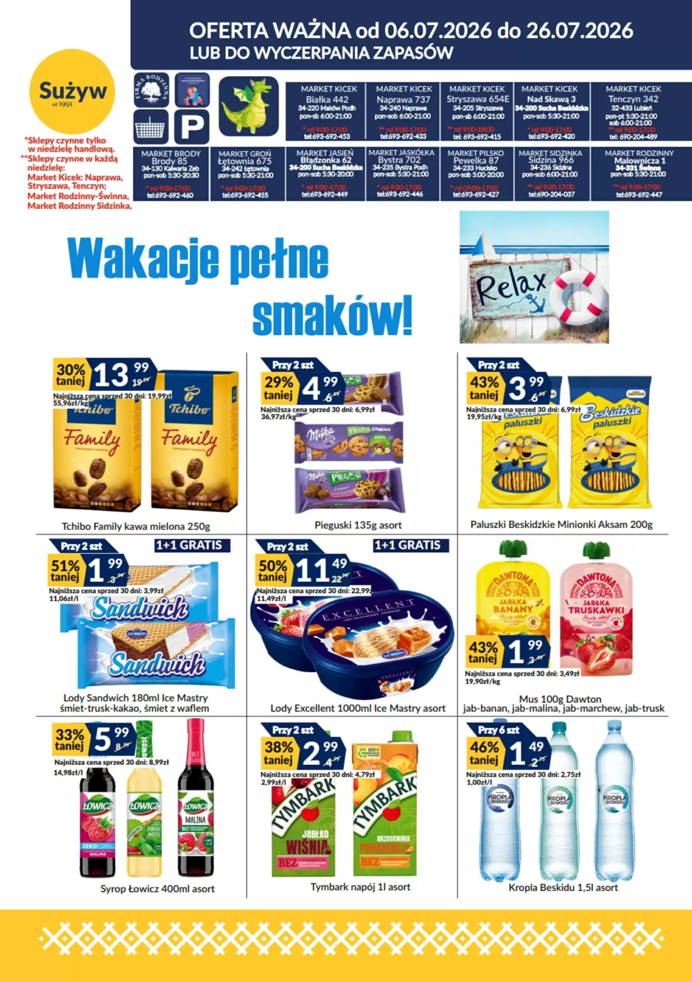 Gazetka promocyjna Sużyw ważna od 06.07.2026 - Strona 1.