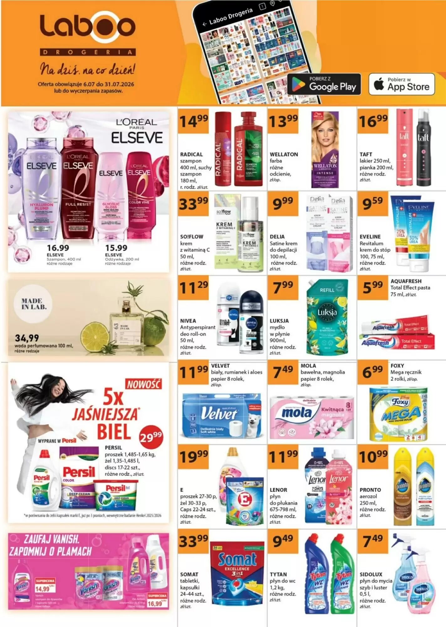 Gazetka promocyjna Drogerie Laboo  ważna od 06.07.2026 - Strona 1.