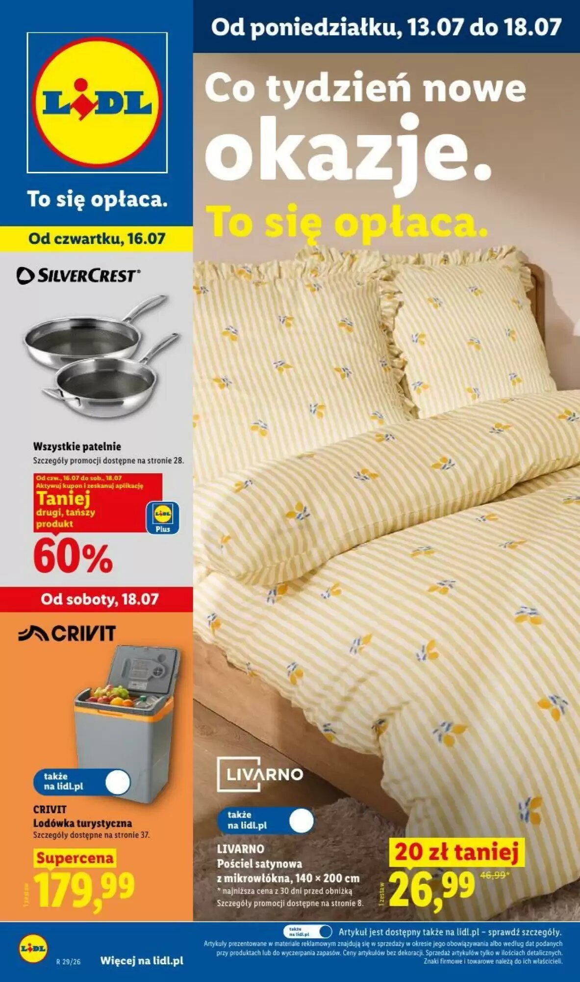 Gazetka promocyjna Lidl  ważna od 13.07.2026 - Strona 1.