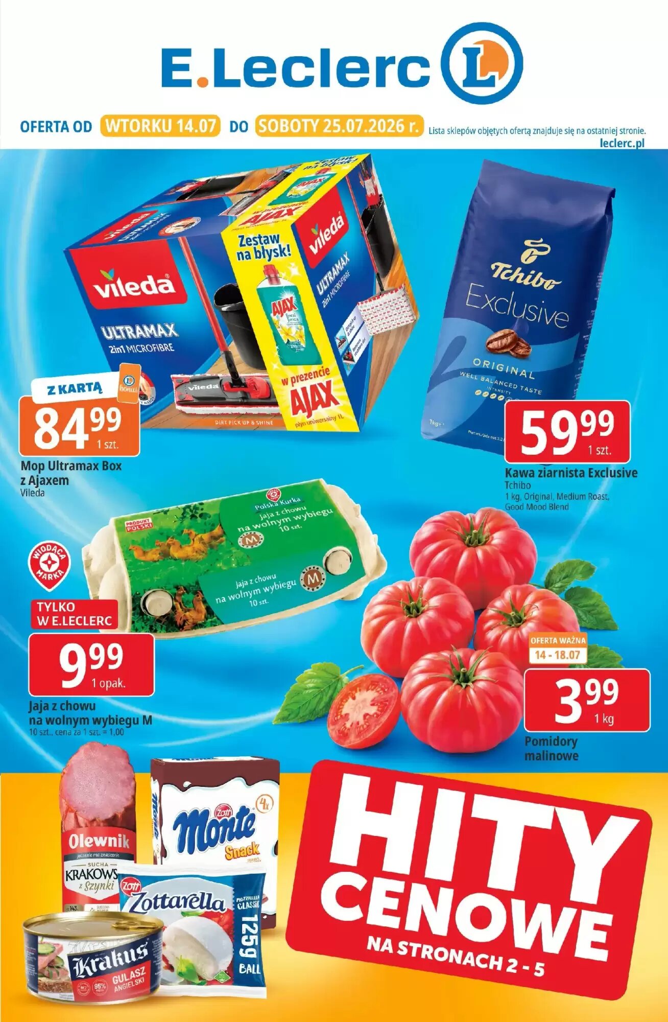 Gazetka promocyjna E.Leclerc ważna od 14.07.2026 - Strona 1.