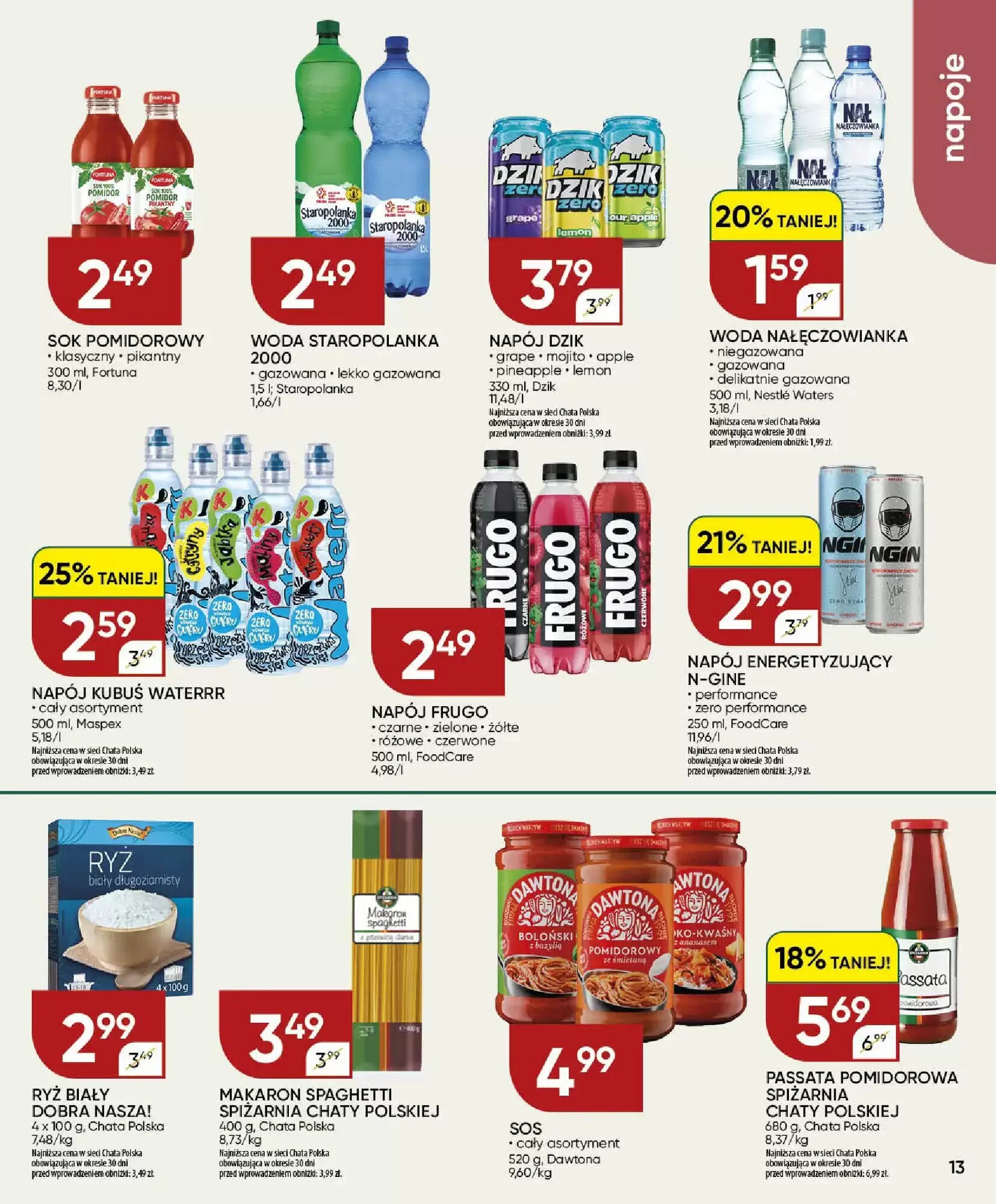 Gazetka promocyjna Chata Polska  ważna od 16.07.2026 - Strona 13.