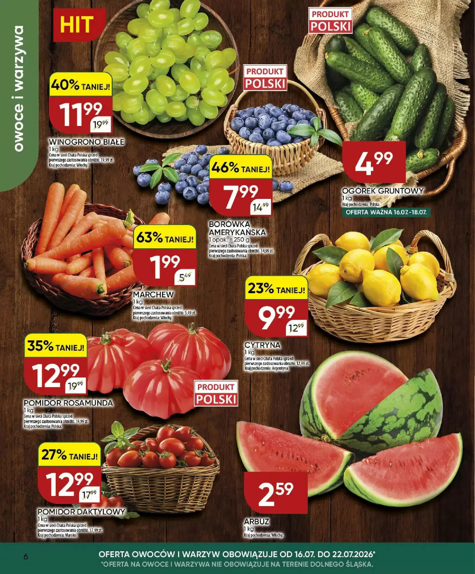 Gazetka promocyjna Chata Polska  ważna od 16.07.2026 - Strona 6.
