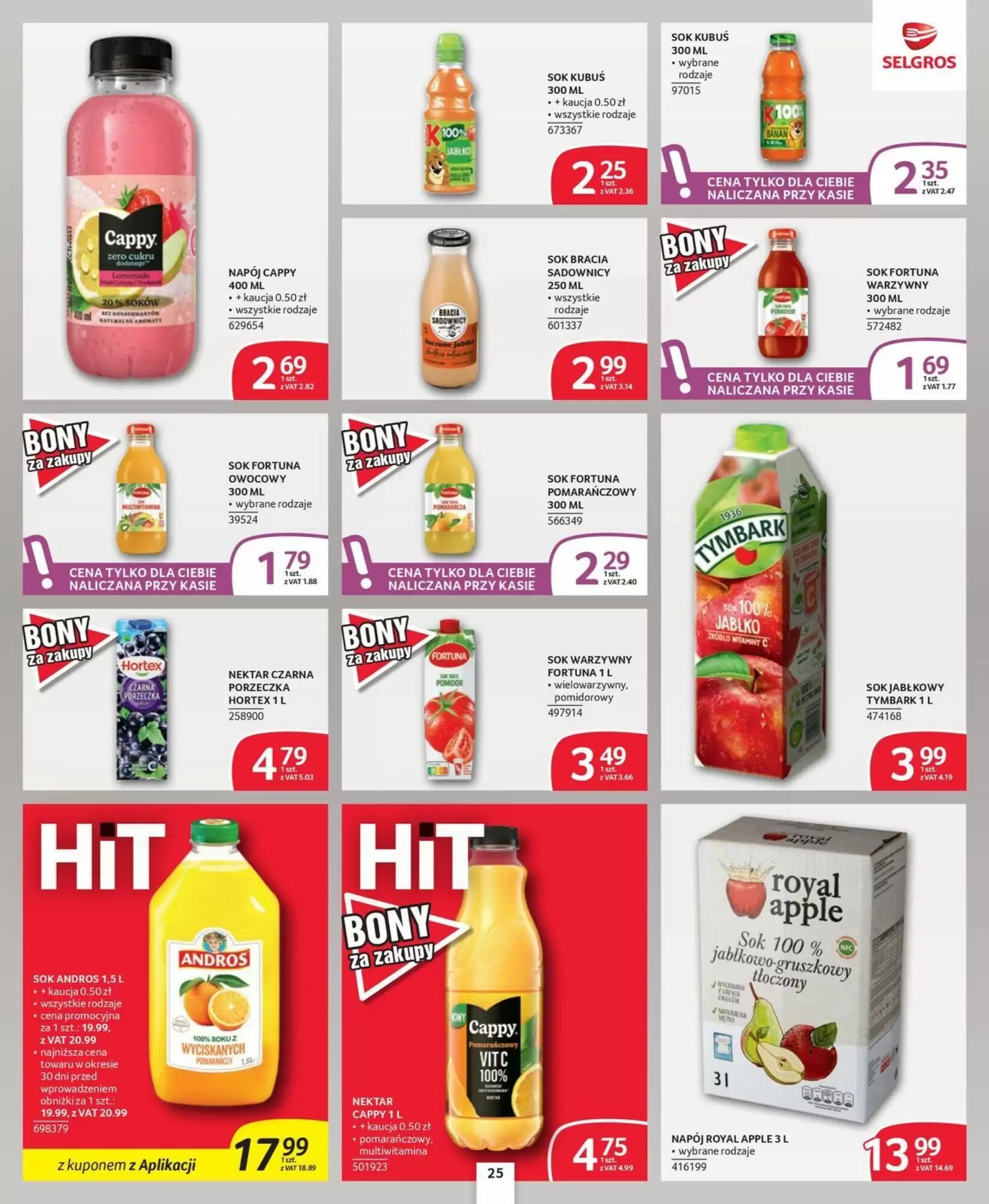 Gazetka promocyjna Selgros  ważna od 16.07.2026 - Strona 25.