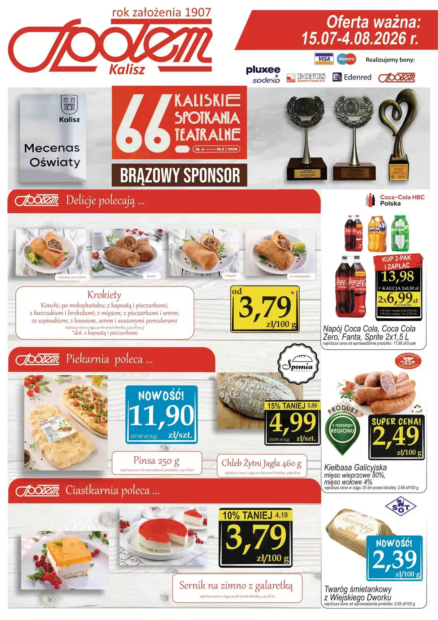Gazetka promocyjna Społem ważna od 16.07.2026 - Strona 1.