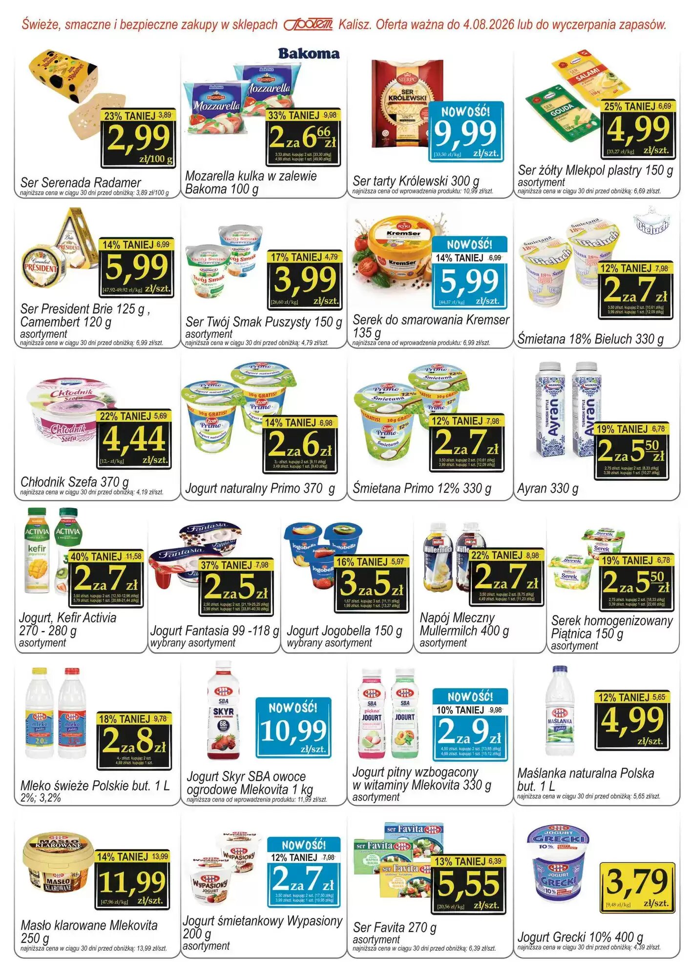 Gazetka promocyjna Społem  ważna od 16.07.2026 - Strona 4.