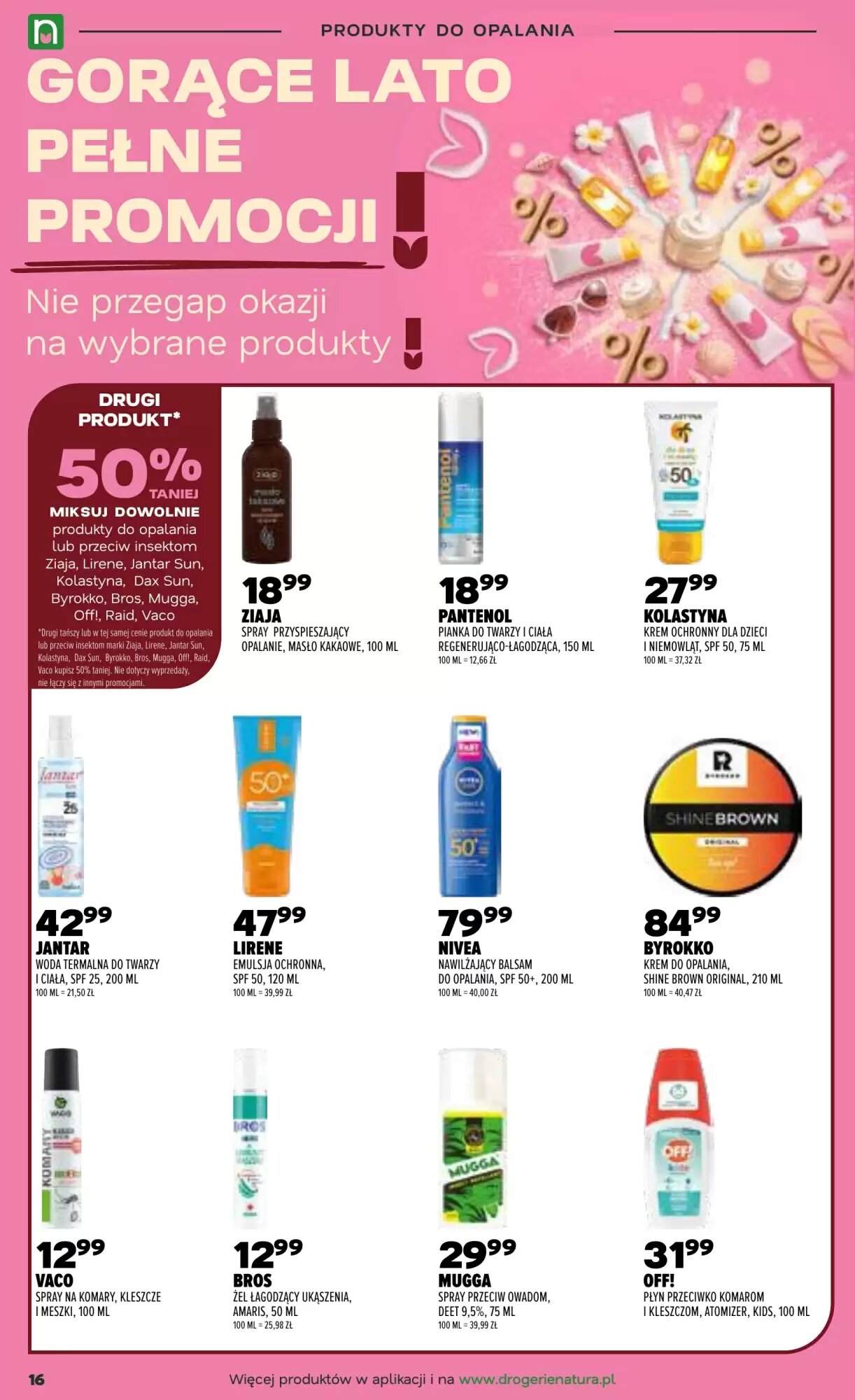 Gazetka promocyjna Drogerie Natura  ważna od 21.07.2026 - Strona 16.