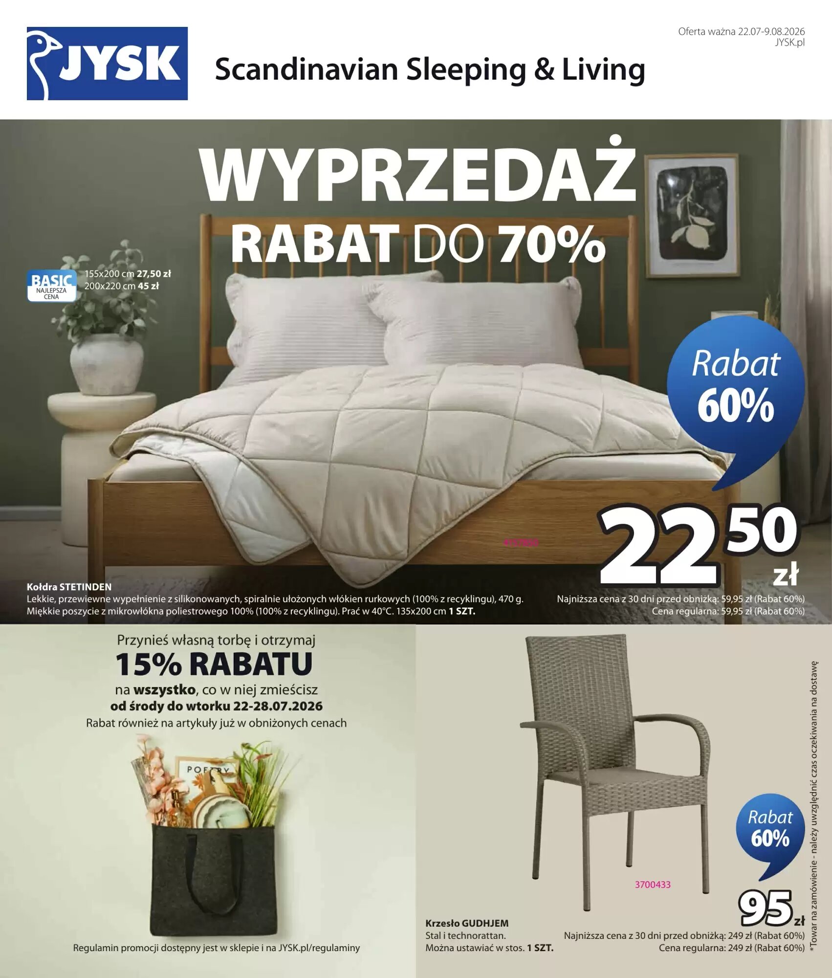 Gazetka promocyjna JYSK  ważna od 22.07.2026 - Strona 1.